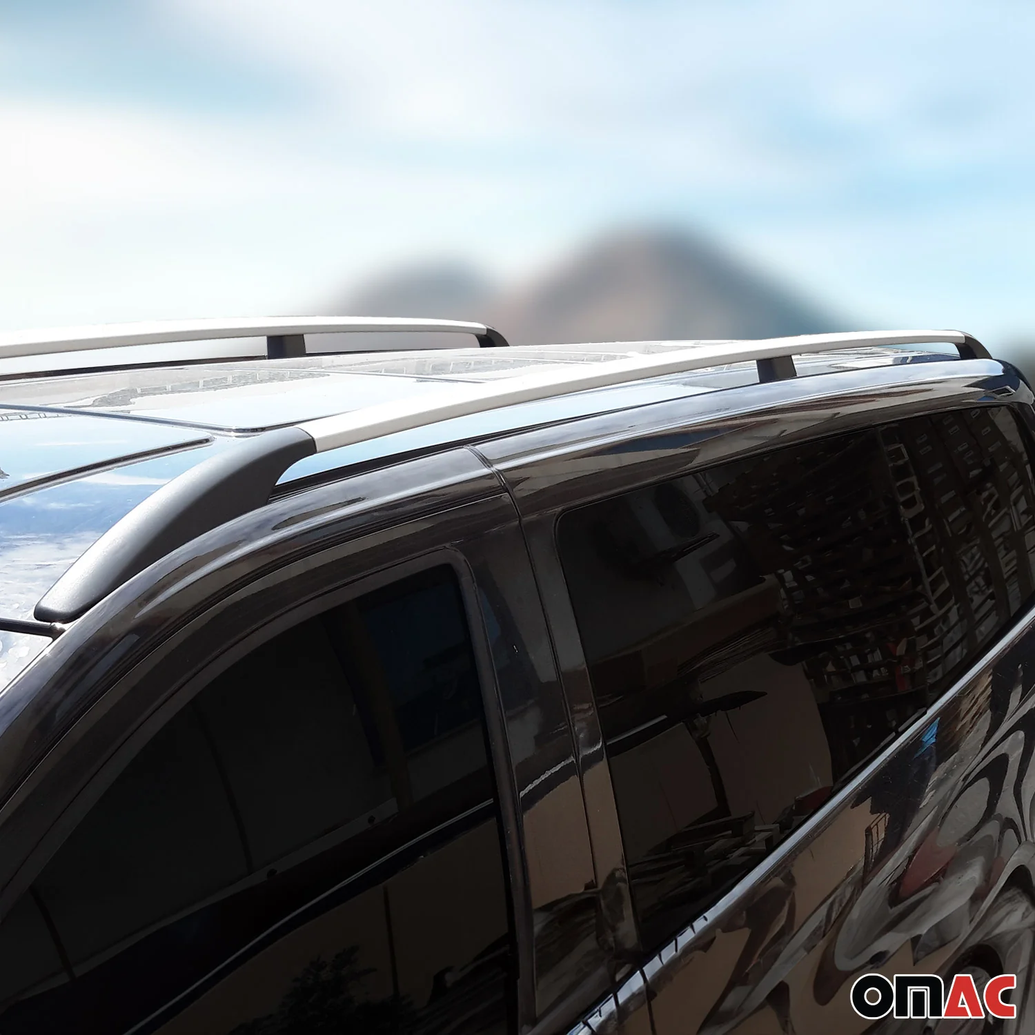 2003-2010 Porsche Cayenne Roof Racks & Roof Rack Rails Silver - Image 2