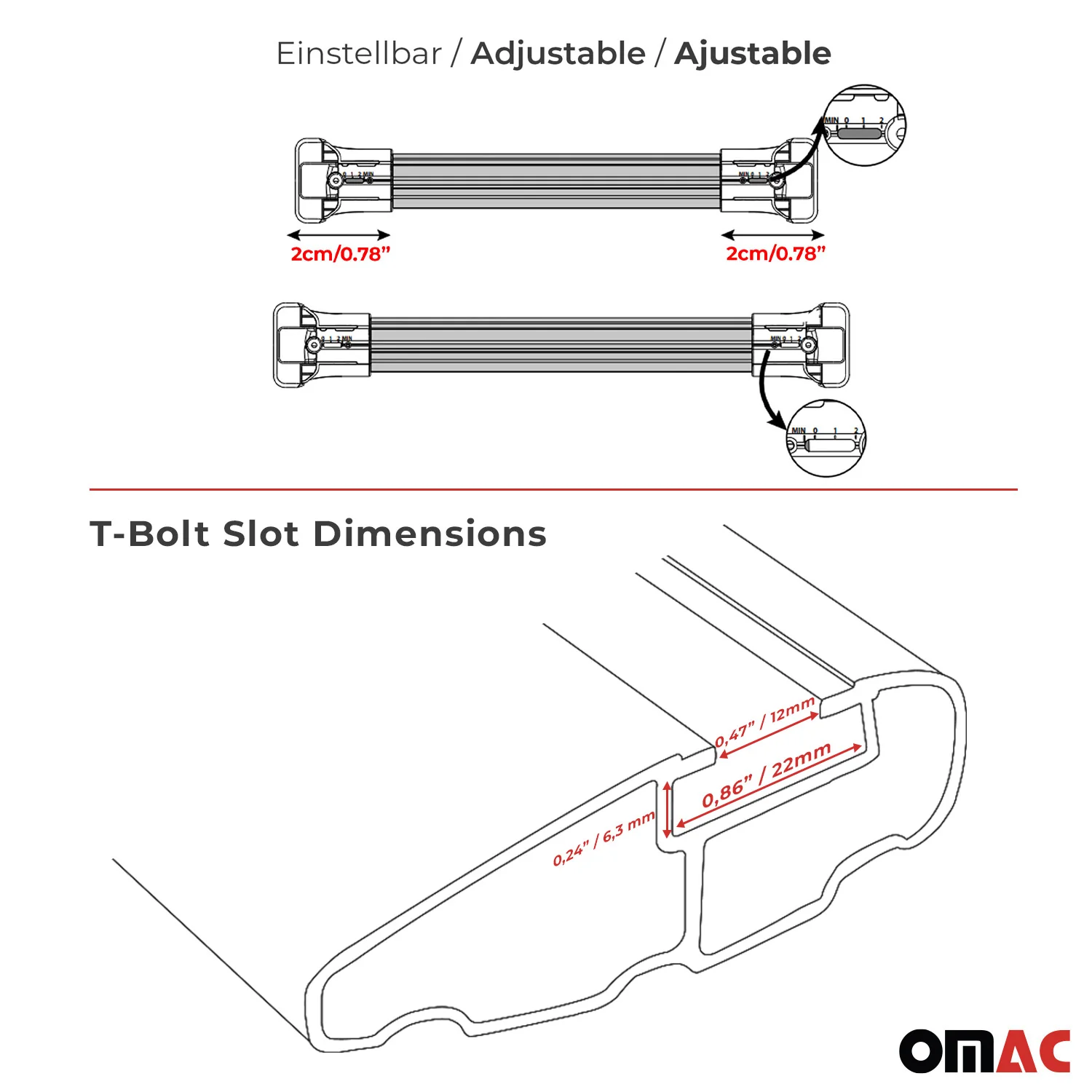 2003-2014 Volvo XC90 Roof Rack Cross Bars Silver - Image 7