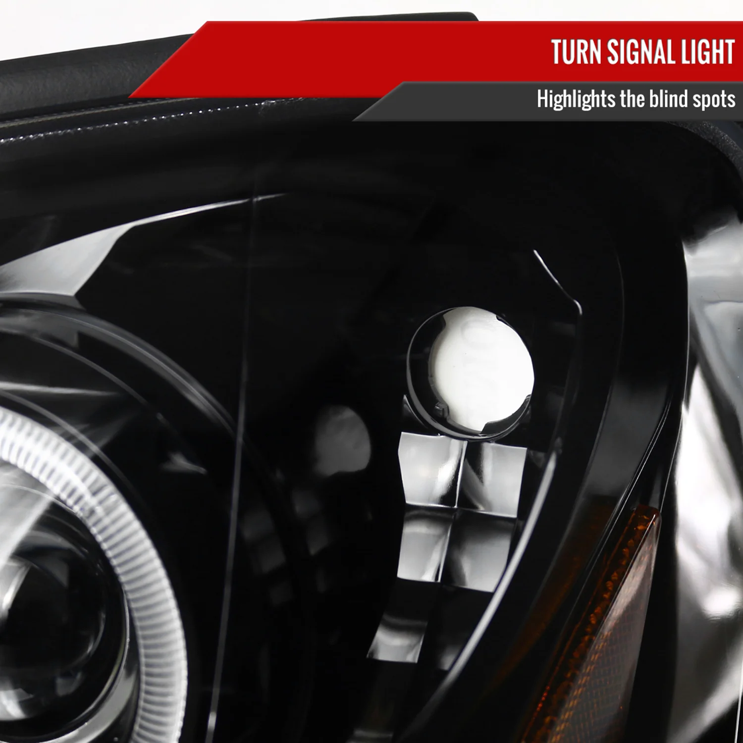 2004-2005 Subaru Impreza WRX/STI Outback Projector Headlights Jet Black - Image 6