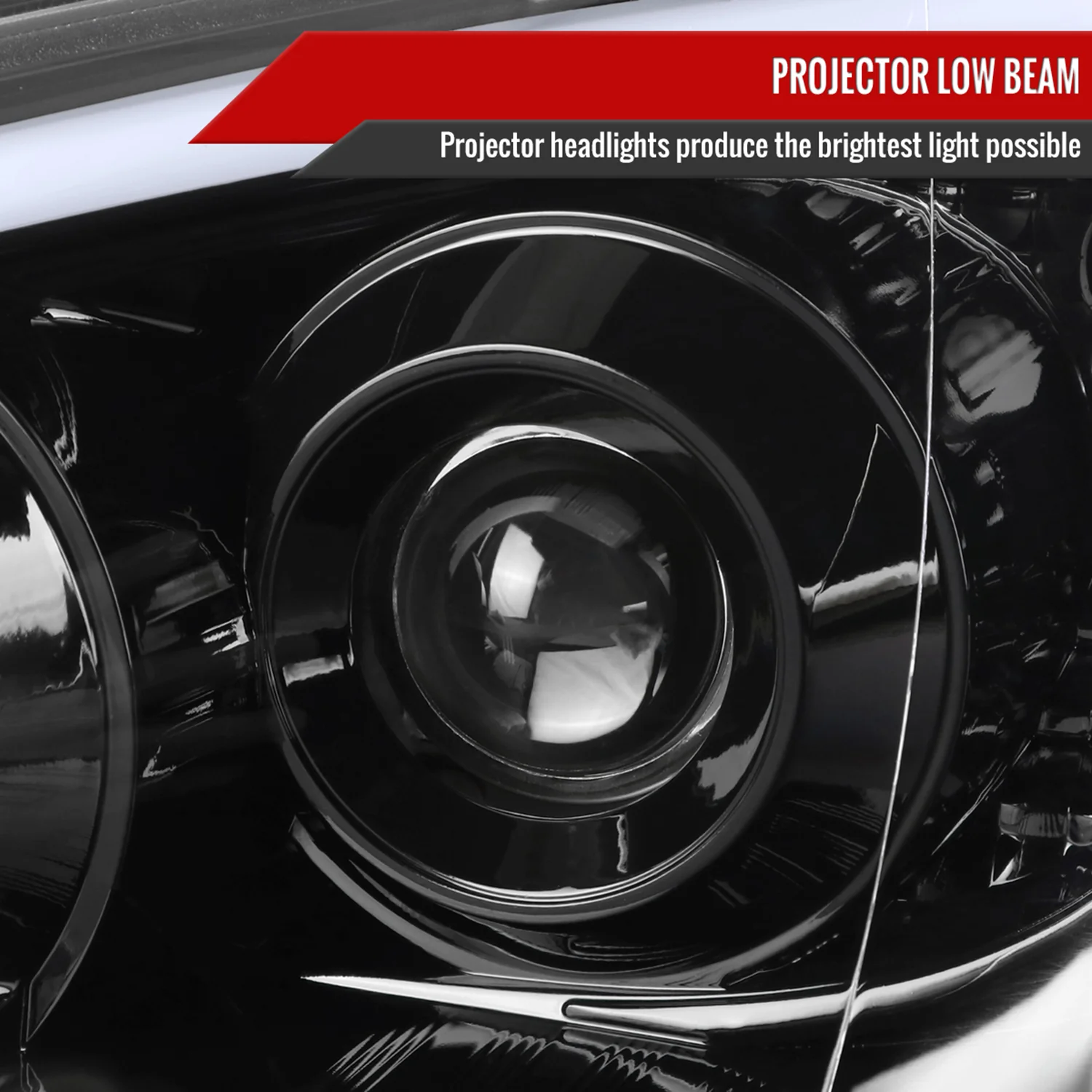 2004-2005 Subaru Impreza WRX/STI Outback Projector Headlights LED Light Black - Image 3