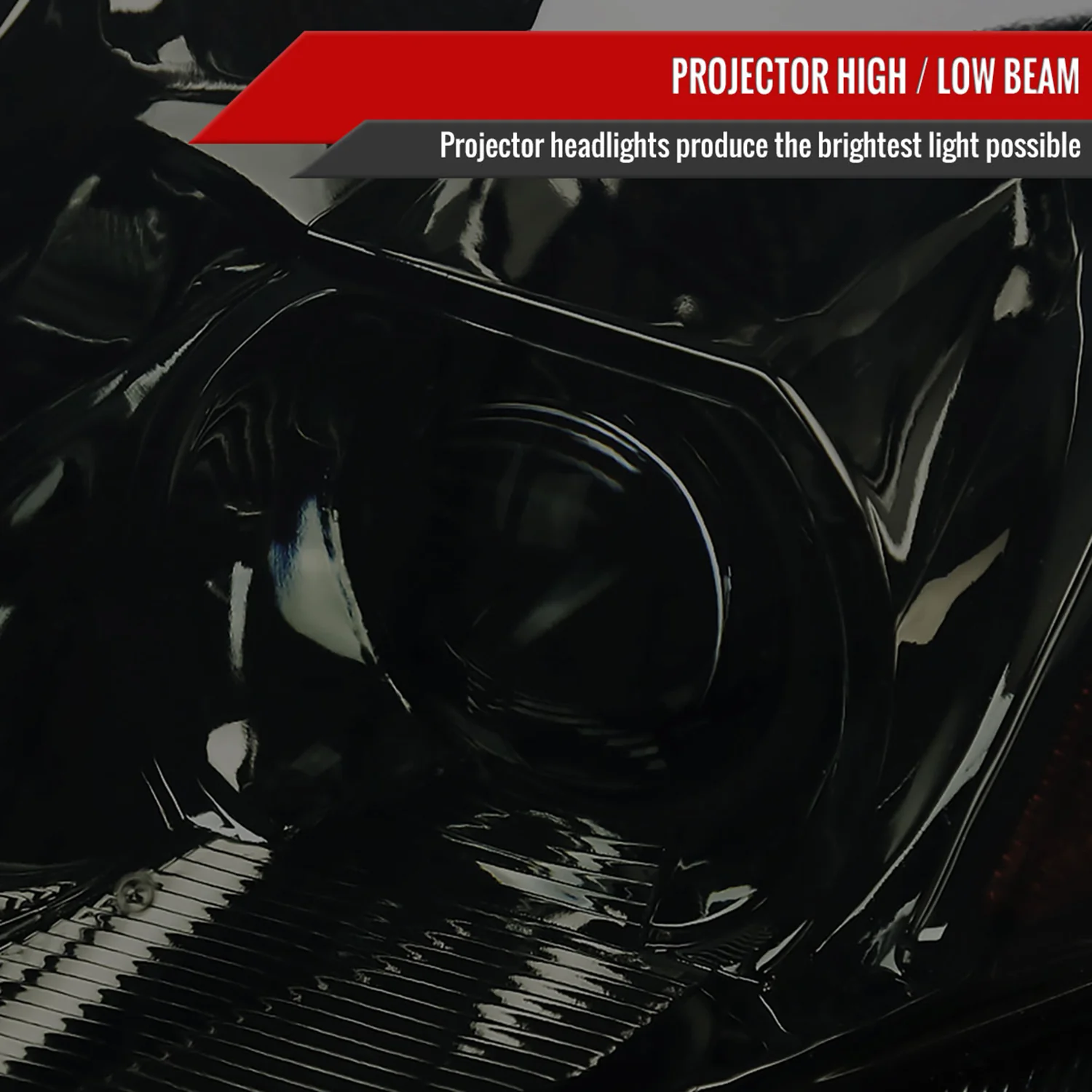 2004-2006 Nissan Maxima Projector Headlights w/ Amber Reflectors Chrome/Smoke - Image 3