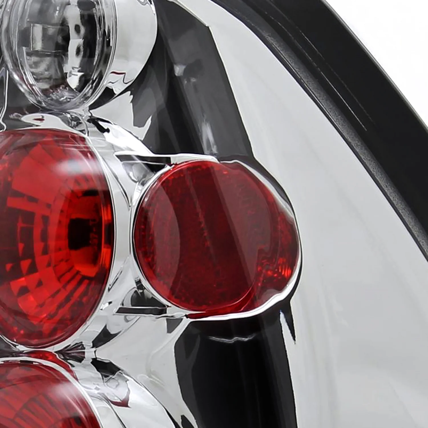 2004-2007 Chevrolet Malibu Tail Lights Chrome Housing/Clear Lens - Image 5