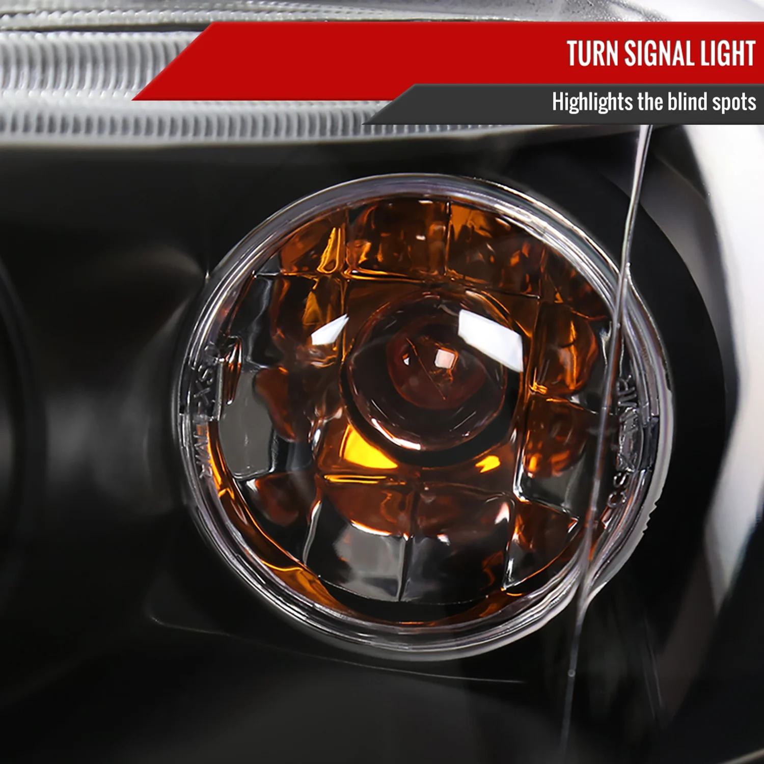 2004-2008 Chevy Aveo Dual Halo Projector Headlights Matte Black/Clear Lens - Image 5