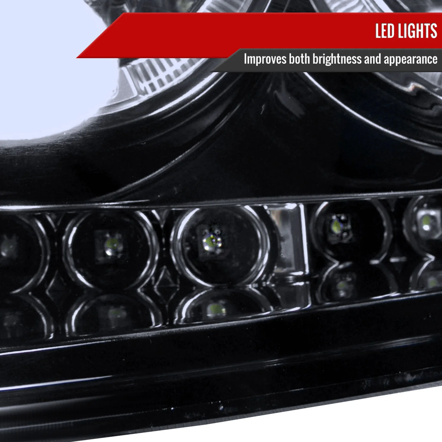 2004-2008 Ford F-150/ 06-2008 Lincoln Mark LT Dual Halo Headlights Smoke - Image 5