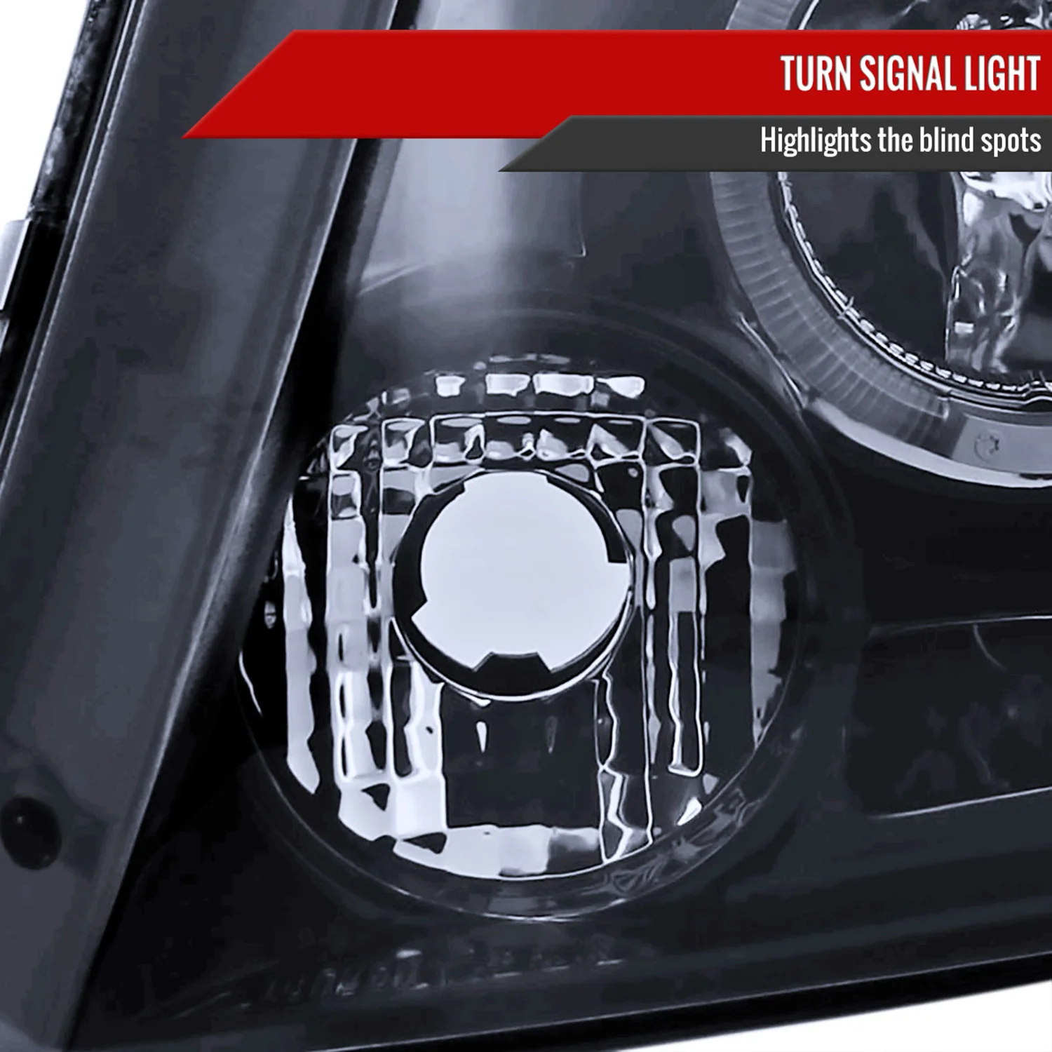 2004-2008 Ford F-150/ 06-2008 Lincoln Mark LT Dual Halo Headlights Smoke - Image 6