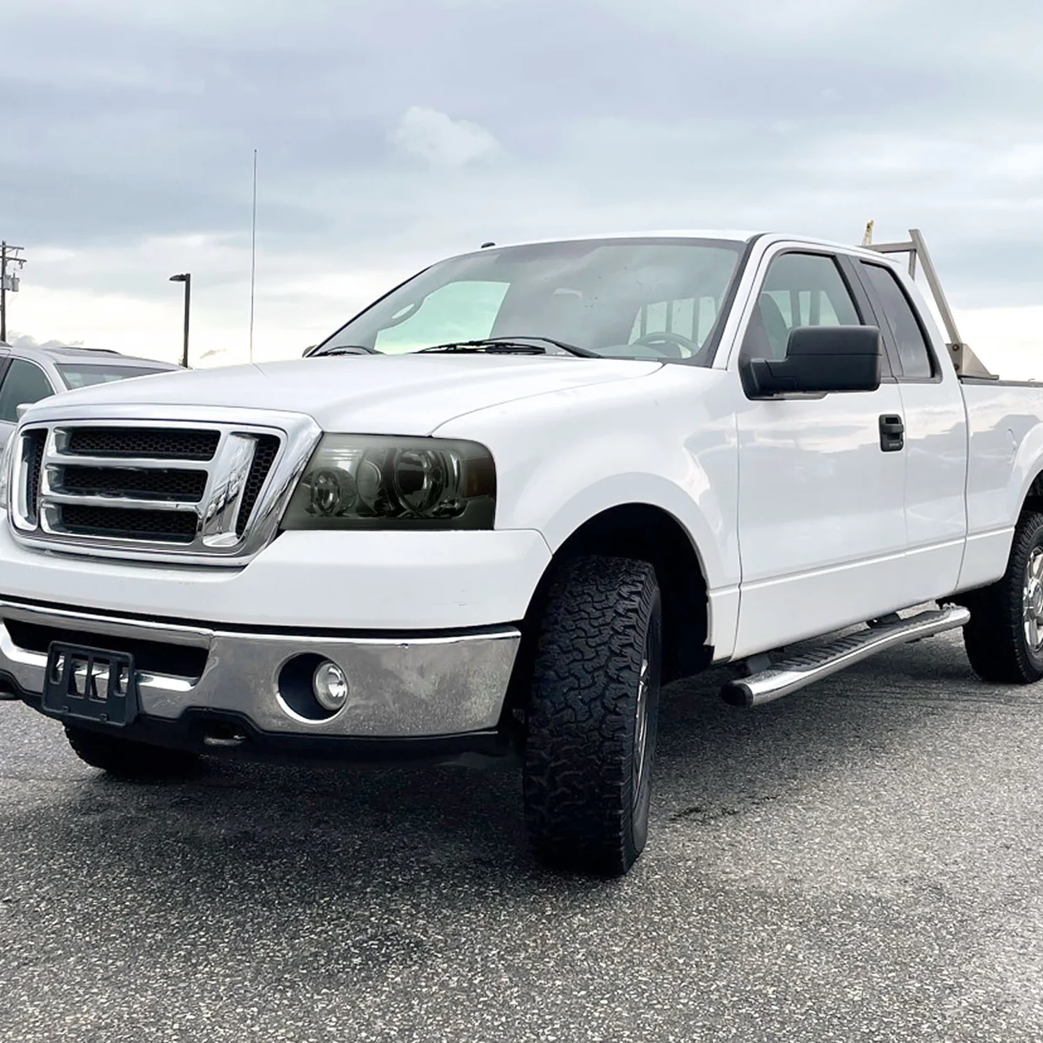 2004-2008 Ford F-150/ 06-2008 Lincoln Mark LT LED Bar Factory Headlights Chrome - Image 9
