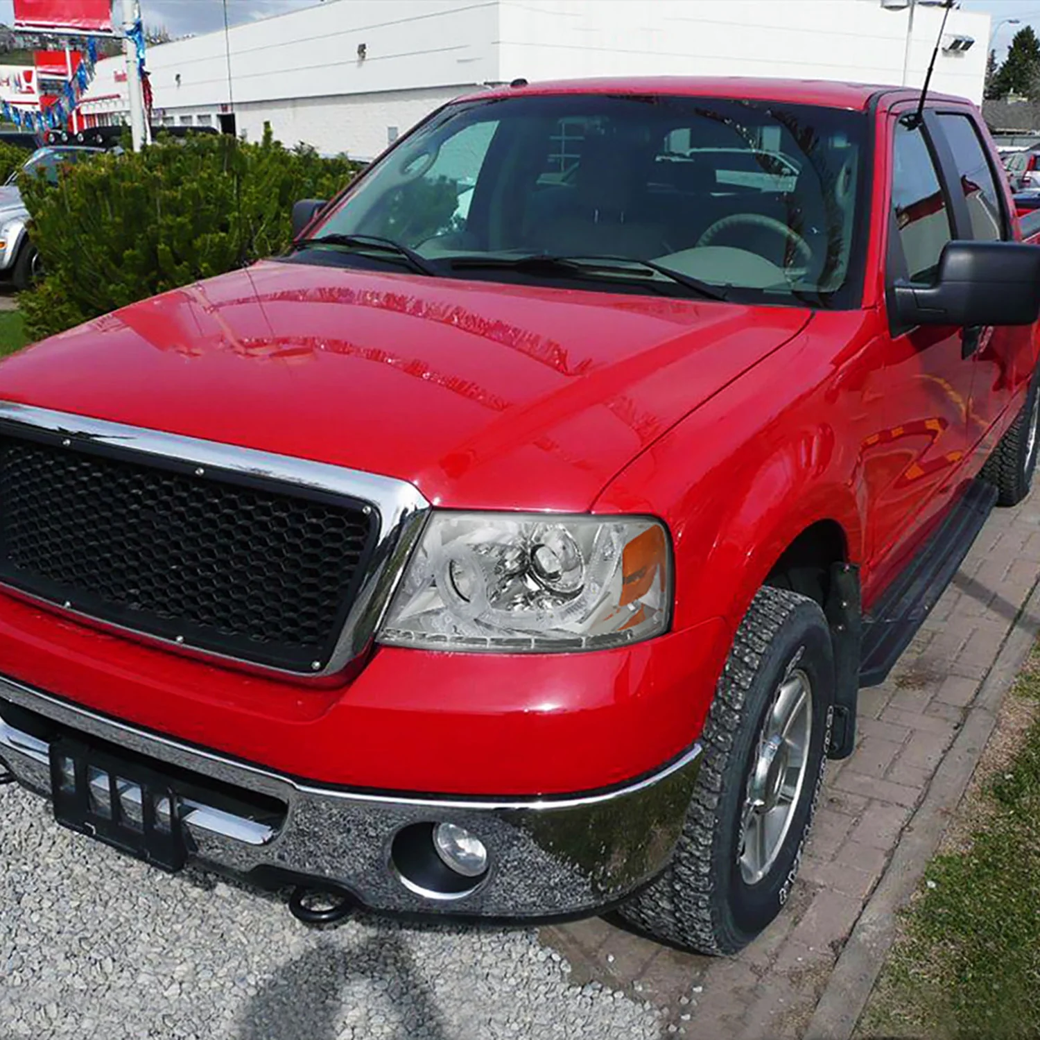 2004-2008 Ford F-150/ Lincoln Mark LT Halo Headlights LED Light& Signal Chrome - Image 10