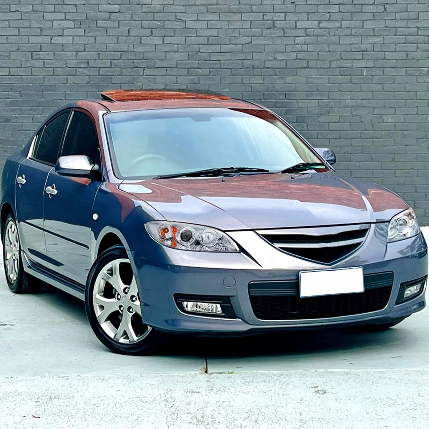 2004-2009 Mazda 3 Sedan Projector Style Headlights Chrome Housing/Clear Lens - Image 9