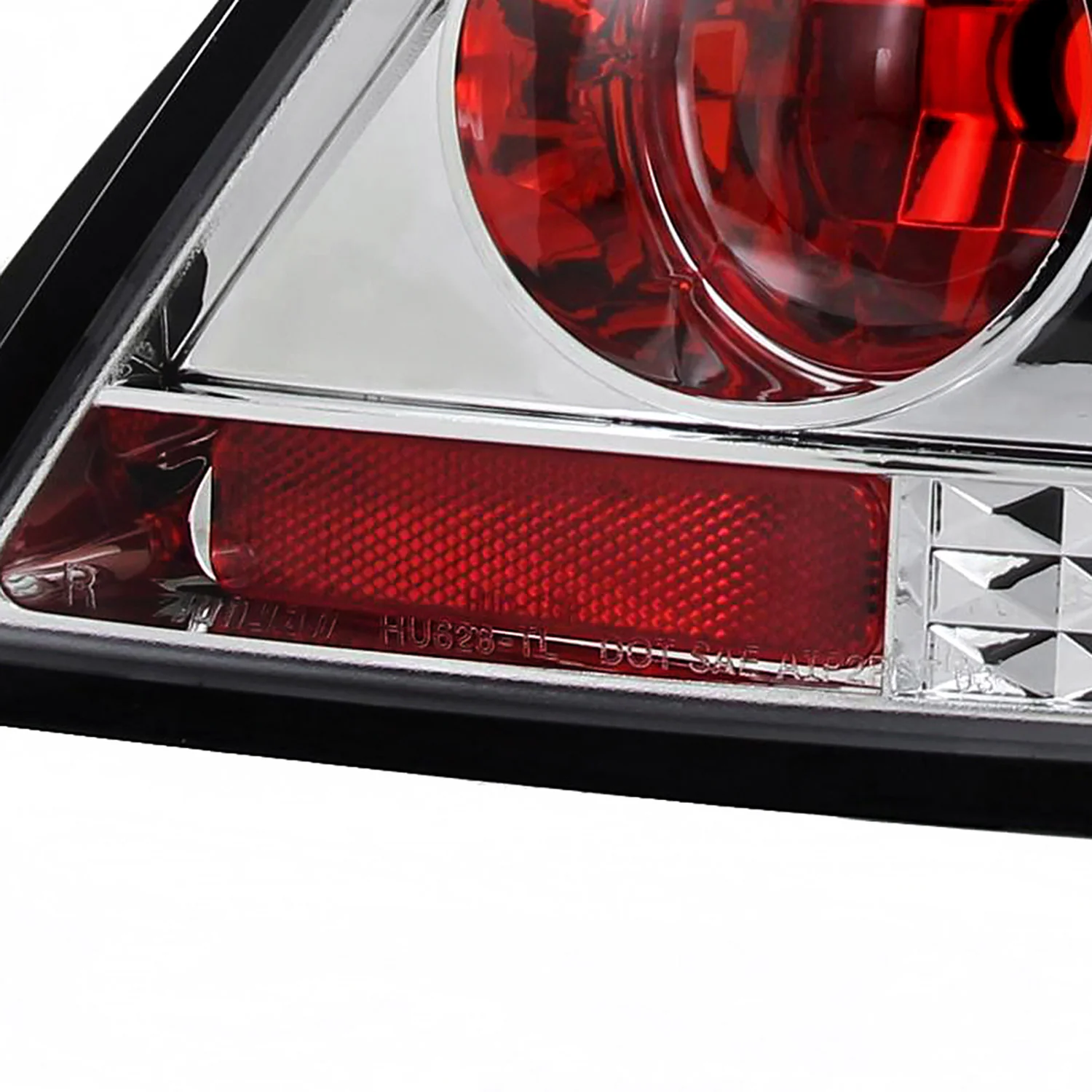 2004-2010 Scion tC Tail Lights Chrome Housing/Clear Lens - Image 6