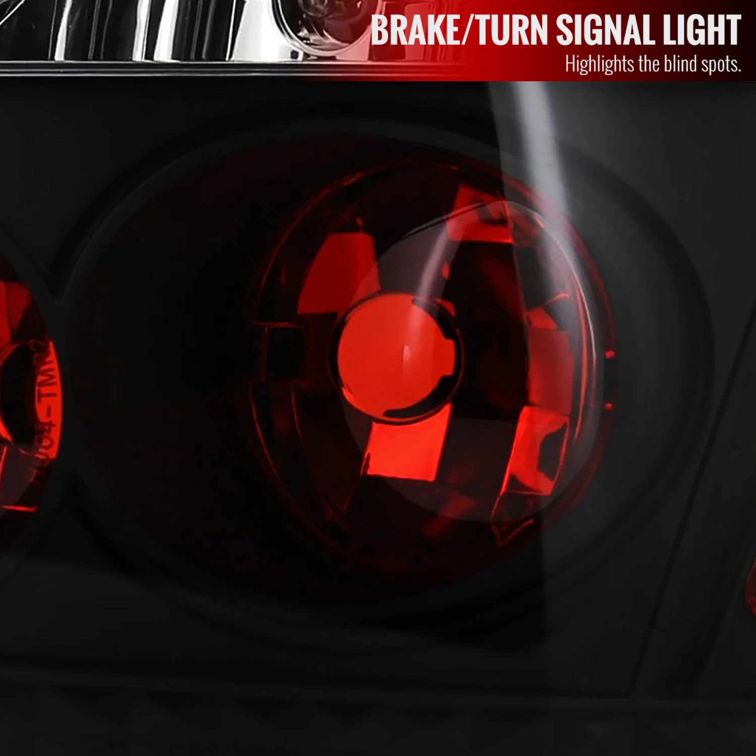 2004-2010 Scion tC Tail Lights Matte Black Housing/Clear Lens - Image 3