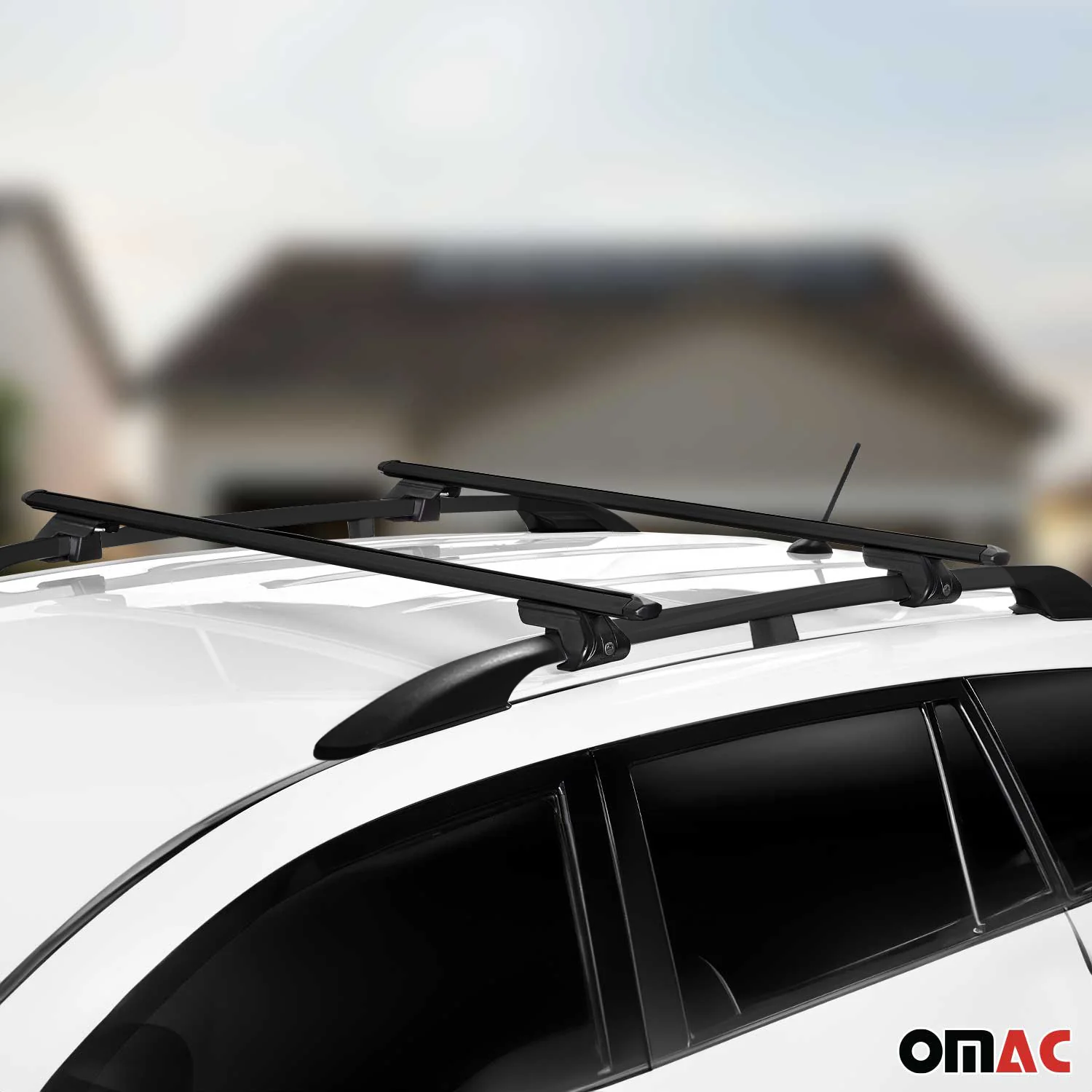 2004-2010 VW Touareg Roof Racks & Roof Rack Rails Black - Image 2