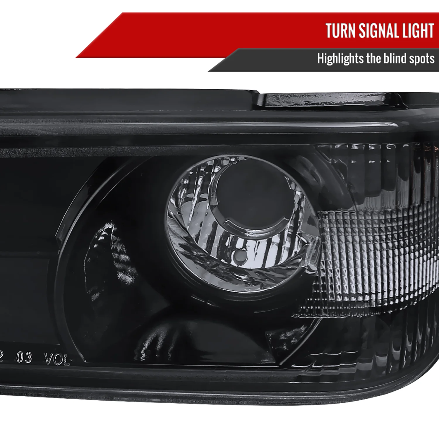 2004-2012 Chevy Colorado/ Canyon Dual Halo Headlights Corner Lights Black - Image 8