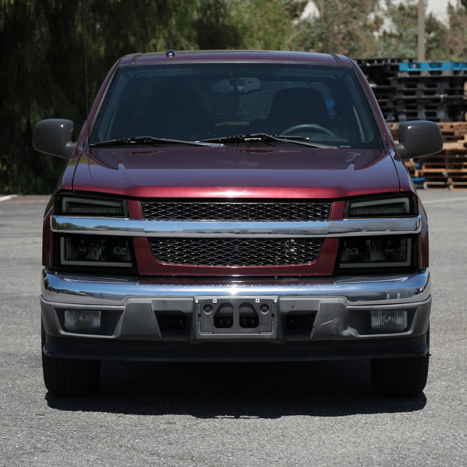 2004-2012 Chevy Colorado/ Canyon/ISUZU I-Series Factory Headlights LED Smoke - Image 10