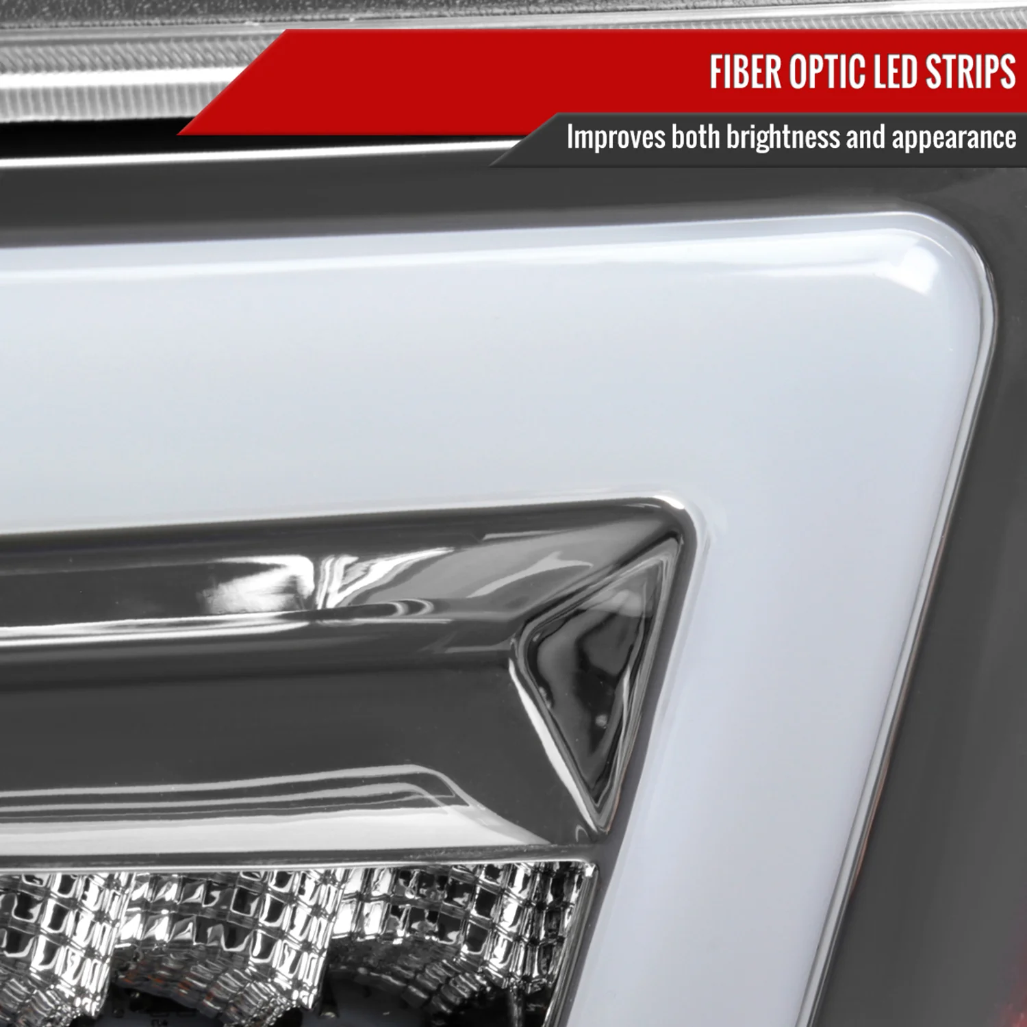 2004-2012 Chevy Colorado/ Canyon/ISUZU I-Series Headlights LED Bar Chrome - Image 5