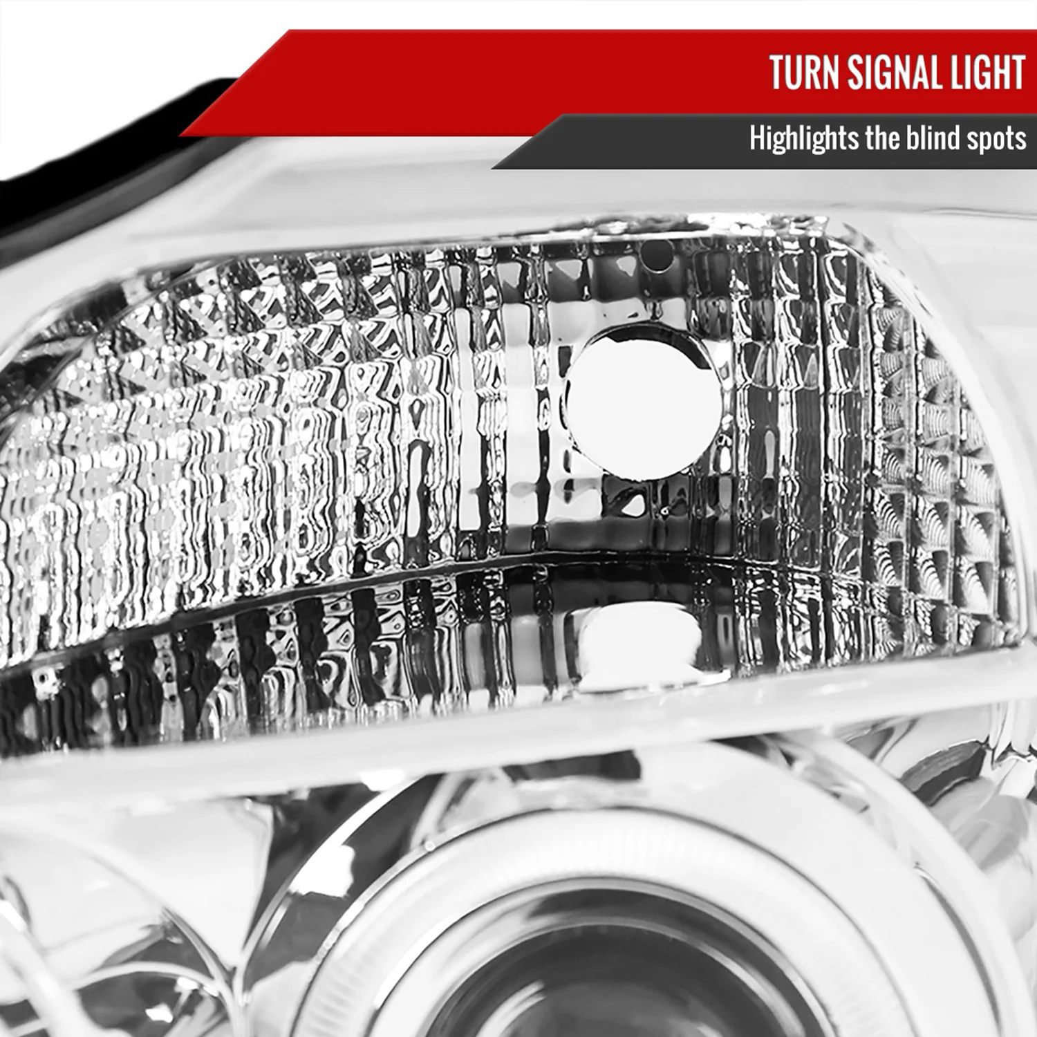 2004-2015 Nissan Titan/ 2004-2007 Armada Dual Halo Projector Headlights Chrome - Image 6