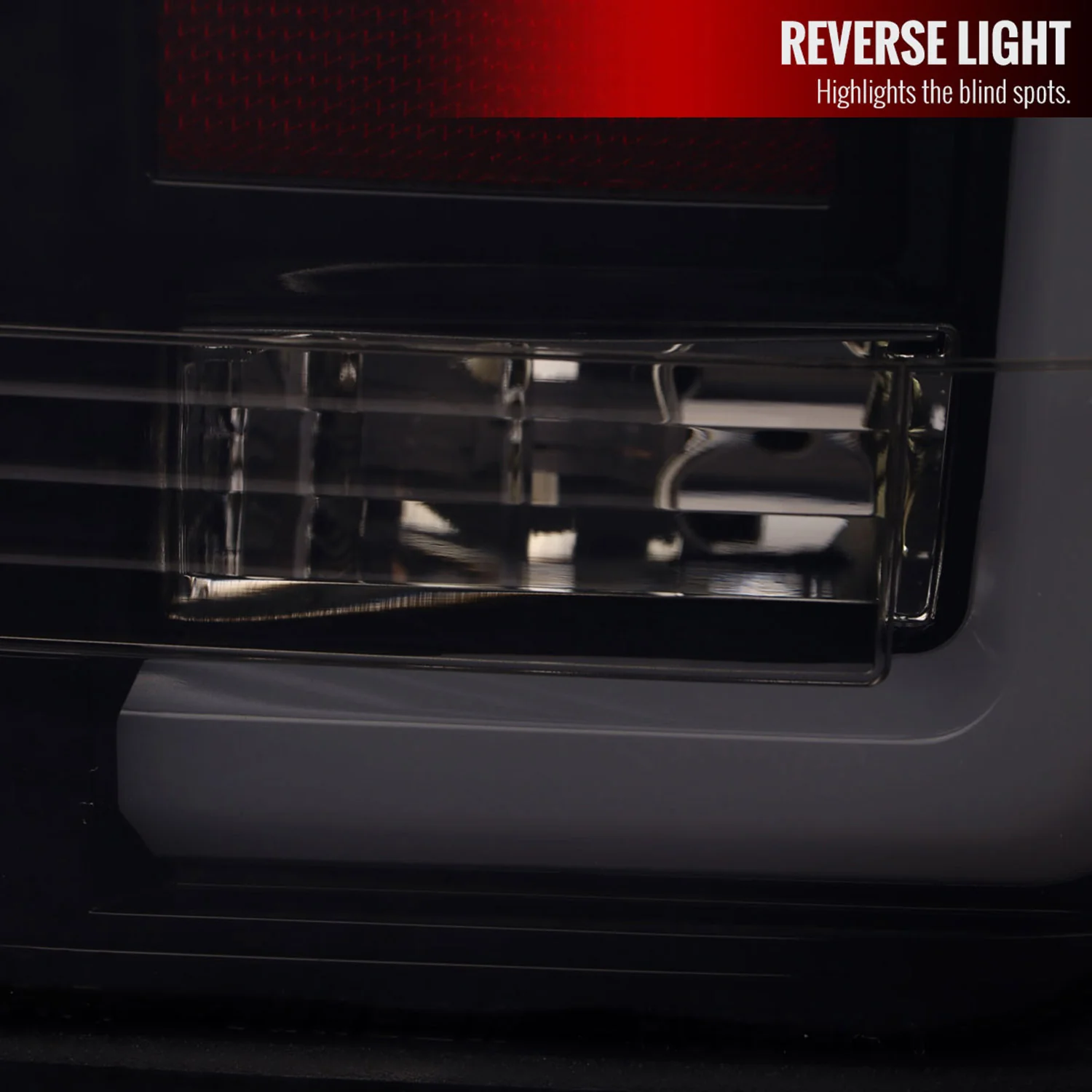 2004-2015 Nissan Titan LED Tail Lights with White LED Tube Glossy Black/Smoke - Image 5