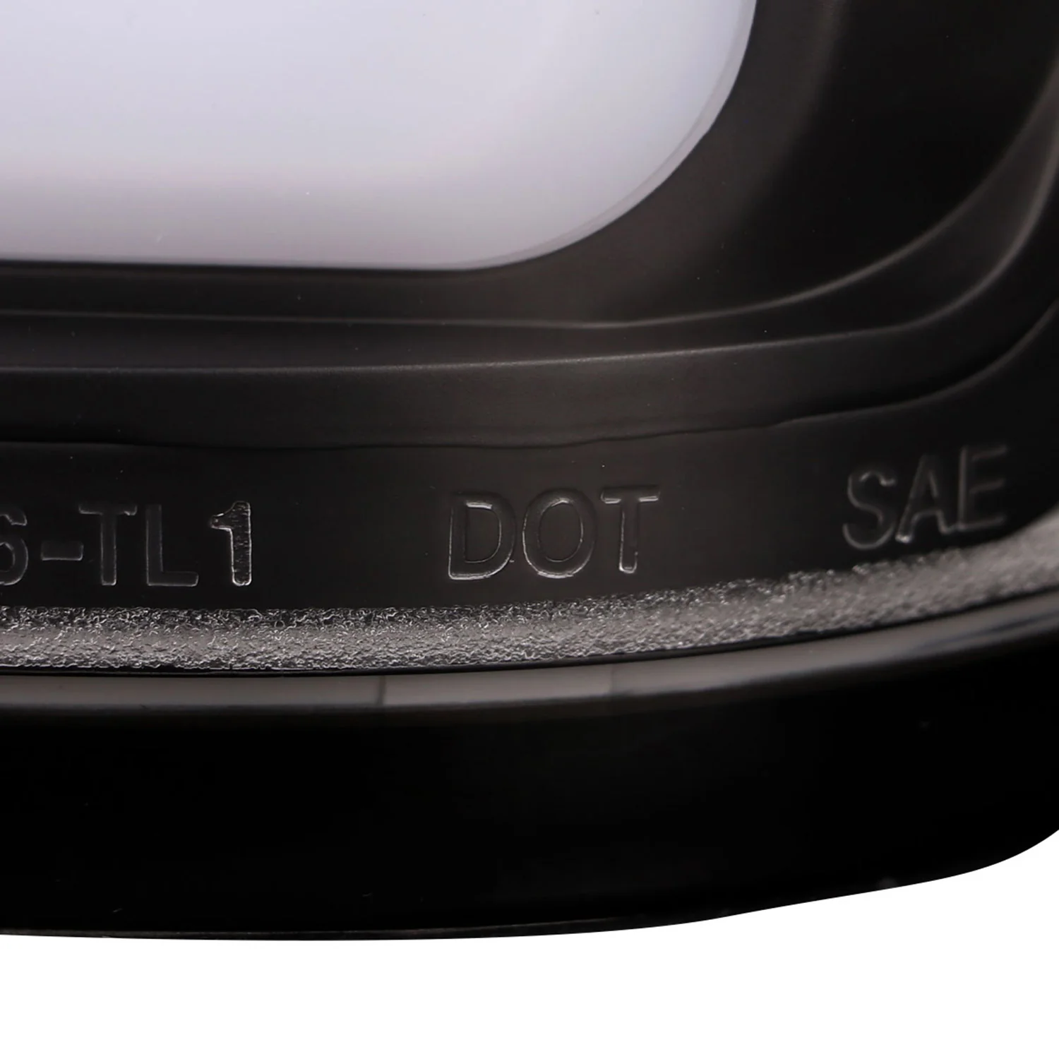 2004-2015 Nissan Titan LED Tail Lights with White LED Tube Matte Black/Clear - Image 6