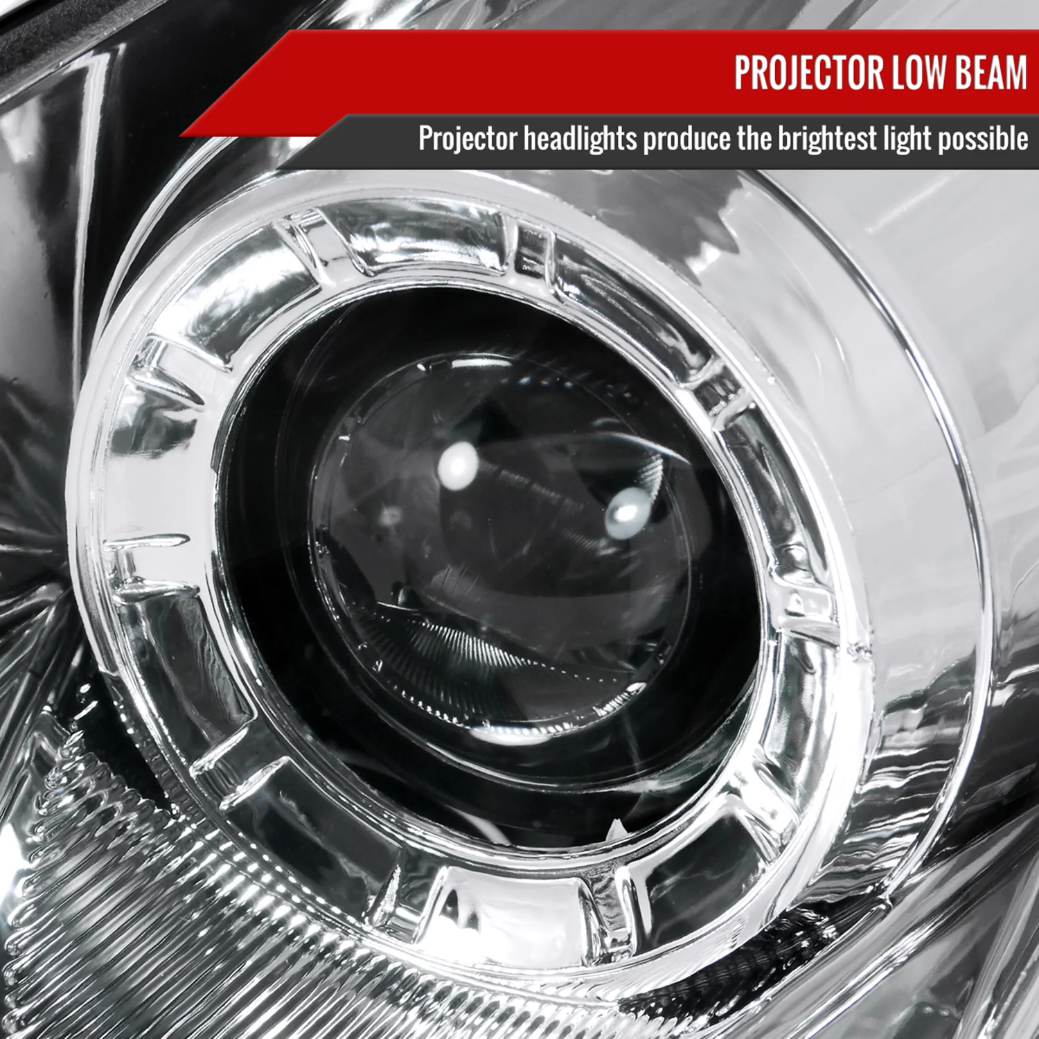 2005-2006 Infiniti G35 Sedan Halo Projector Headlights Chrome/Clear Lens - Image 3