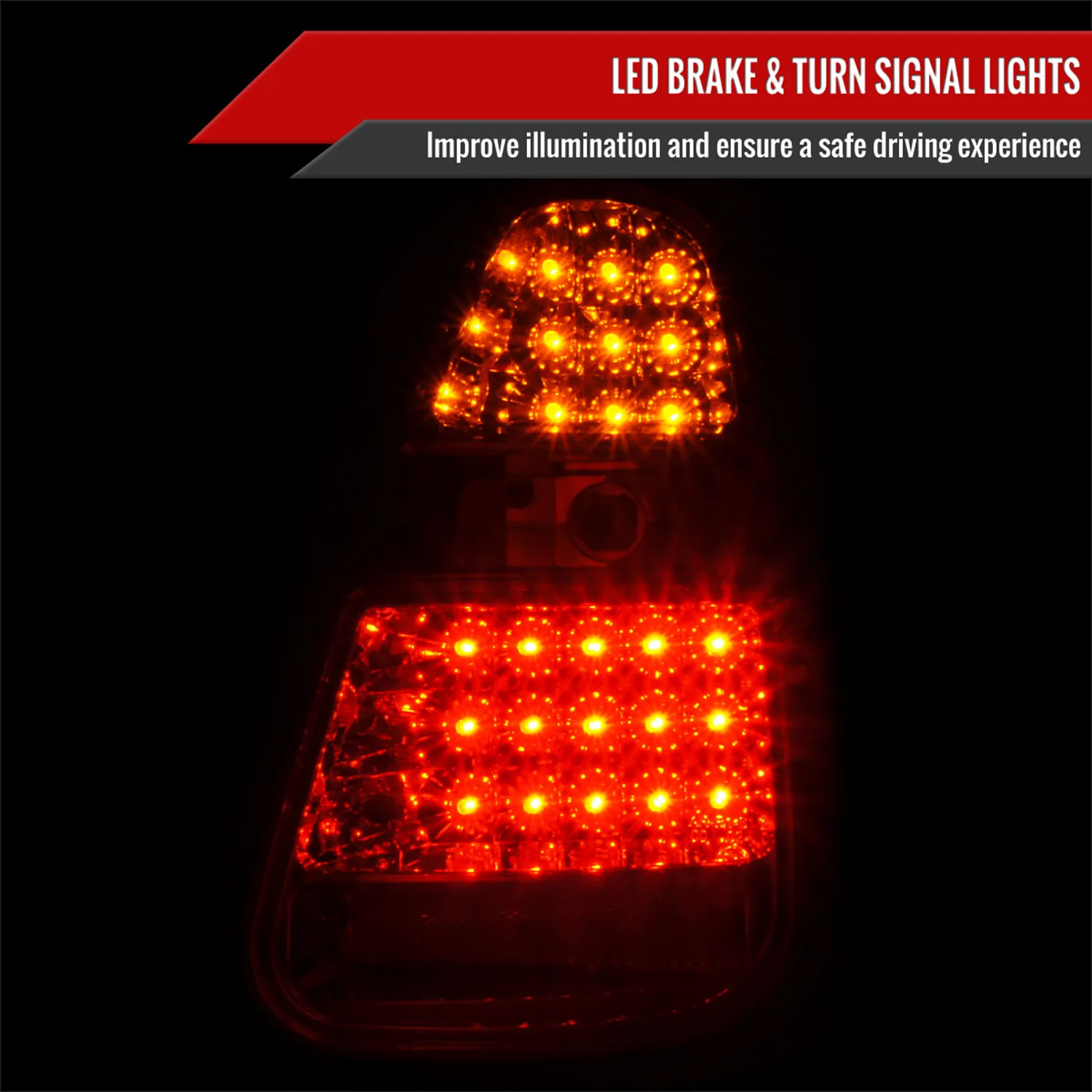2005-2006 Mini Cooper S LED Tail Lights Chrome Housing/Clear Lens - Image 2