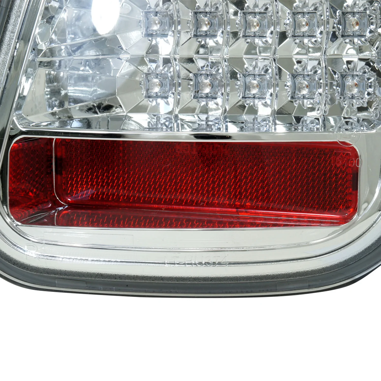 2005-2006 Mini Cooper S LED Tail Lights Chrome Housing/Clear Lens - Image 6