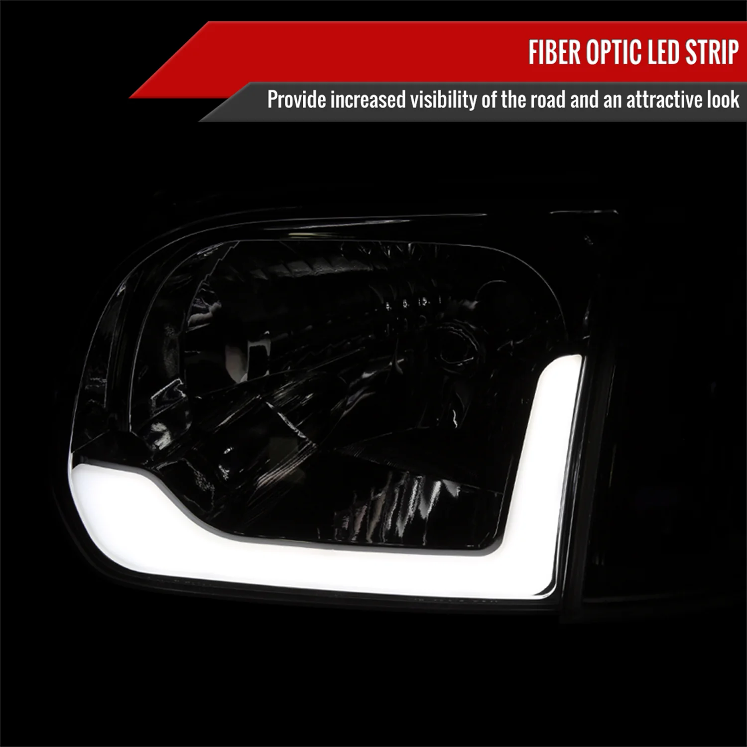 2005-2006 Toyota Tundra/05-2007 Sequoia Headlights Corner Lamps Amber & Chrome - Image 2