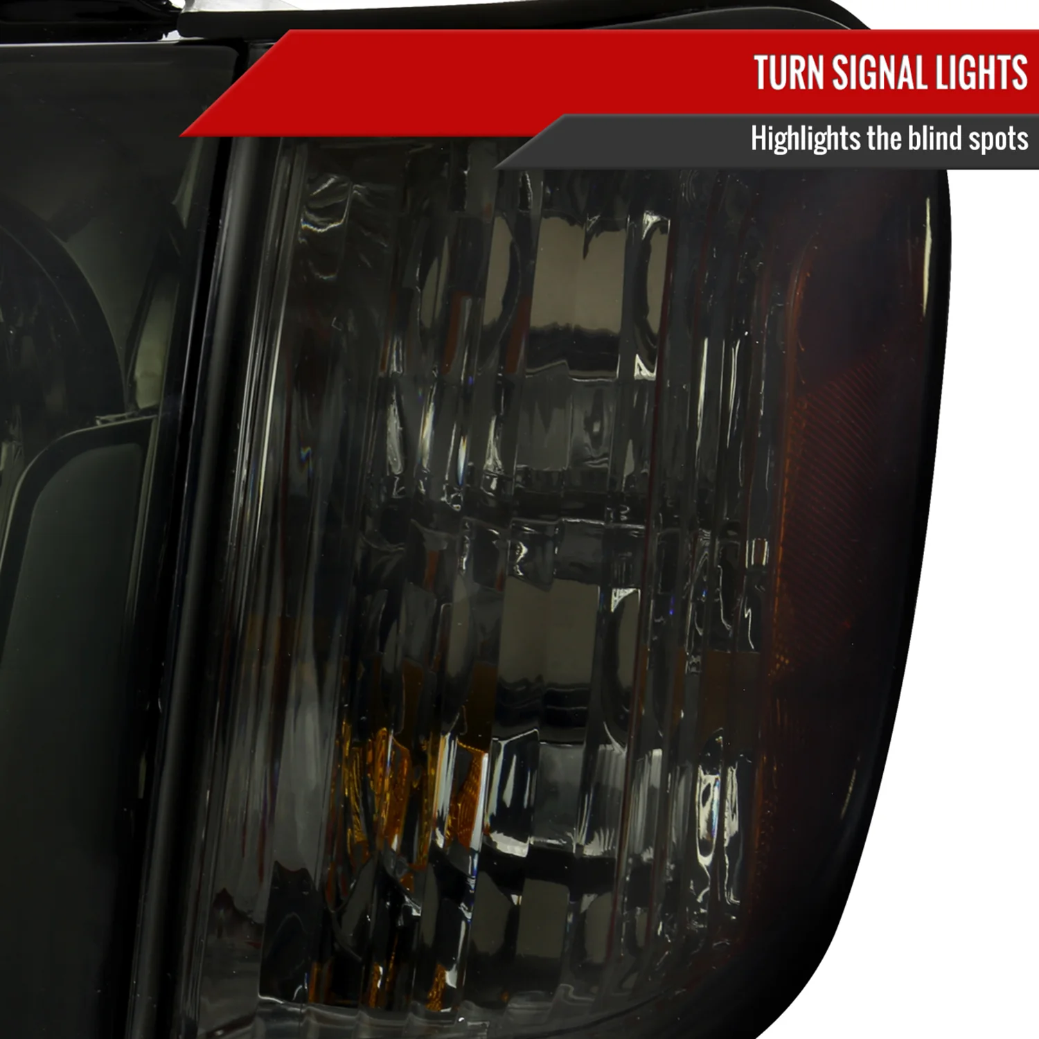 2005-2006 Toyota Tundra/05-2007 Sequoia Headlights Corner Lamps Amber & Smoke - Image 5