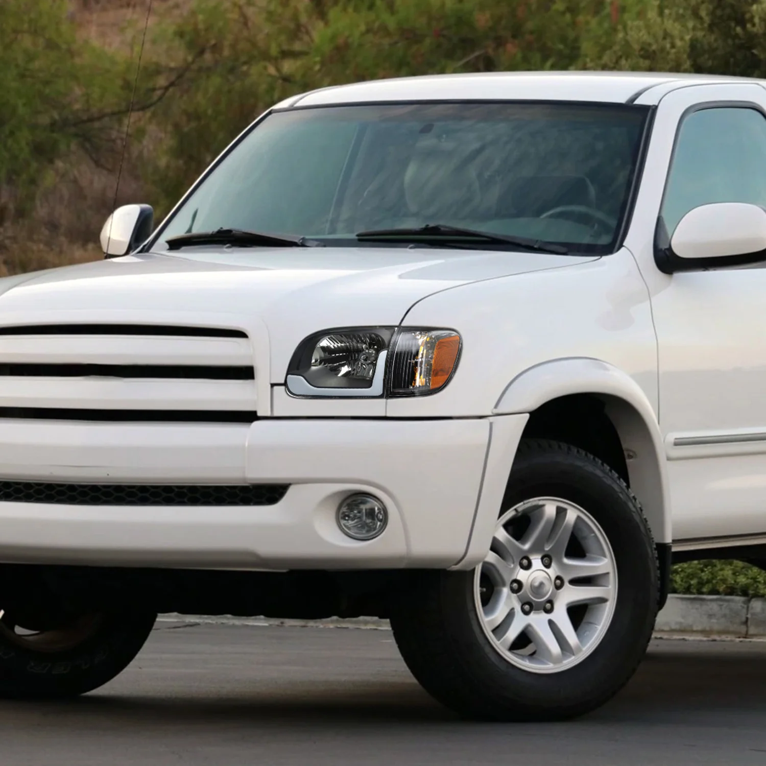 2005-2006 Toyota Tundra/05-2007 Sequoia LED Bar Factory Headlights Corner Lamps - Image 9