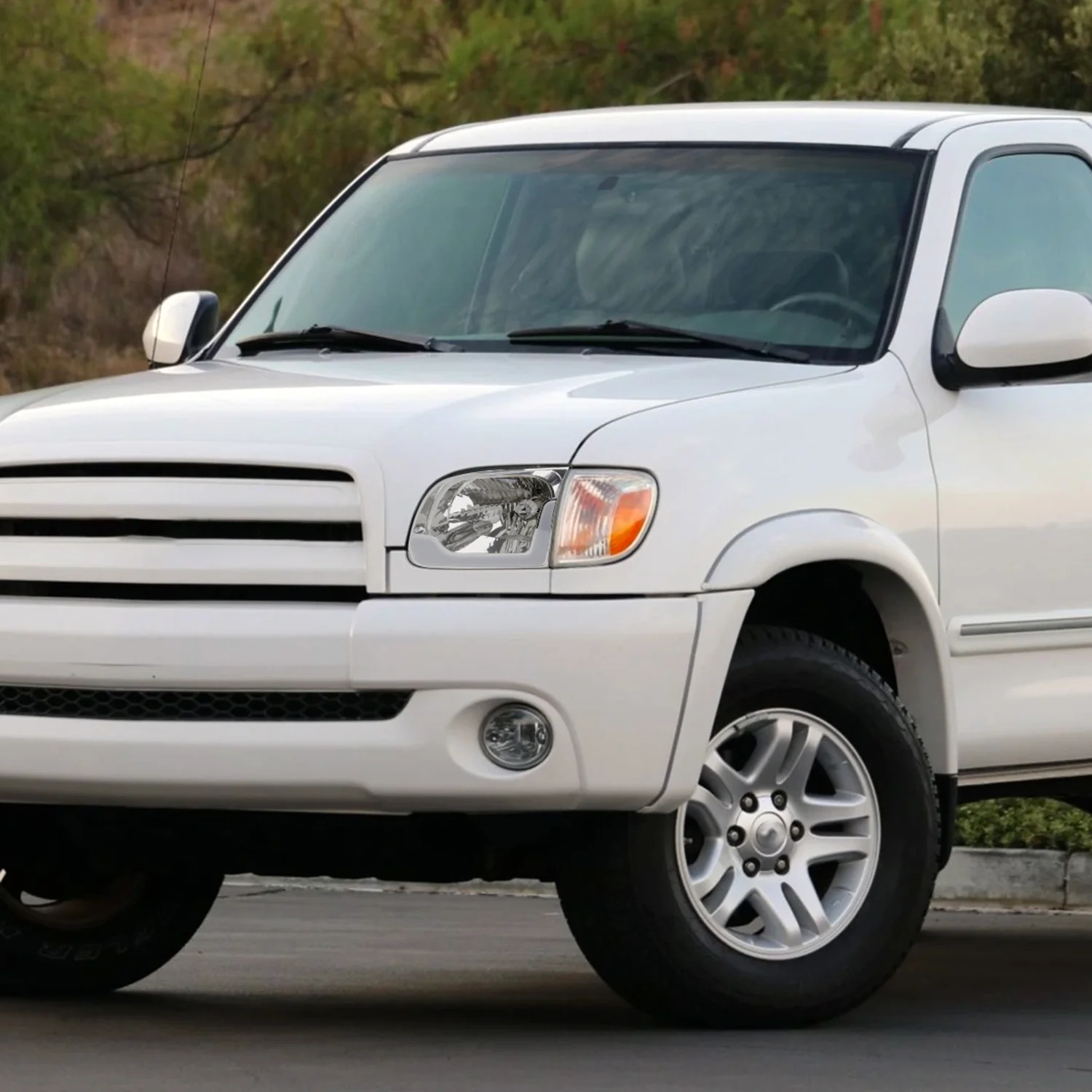 2005-2006 Toyota Tundra/Sequoia LED Bar Factory Headlights Corner Lamps Chrome - Image 9