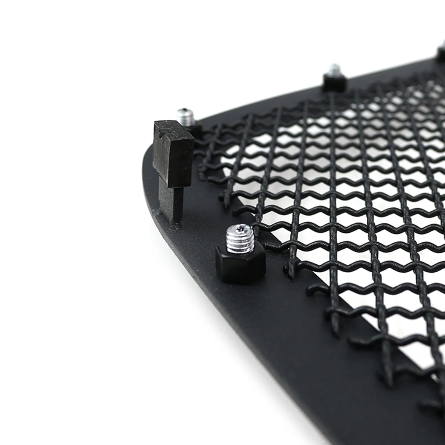 2005-2007 Chevy Silverado Rivet Style Black Stainless Steel Mesh Grille Insert - Image 8