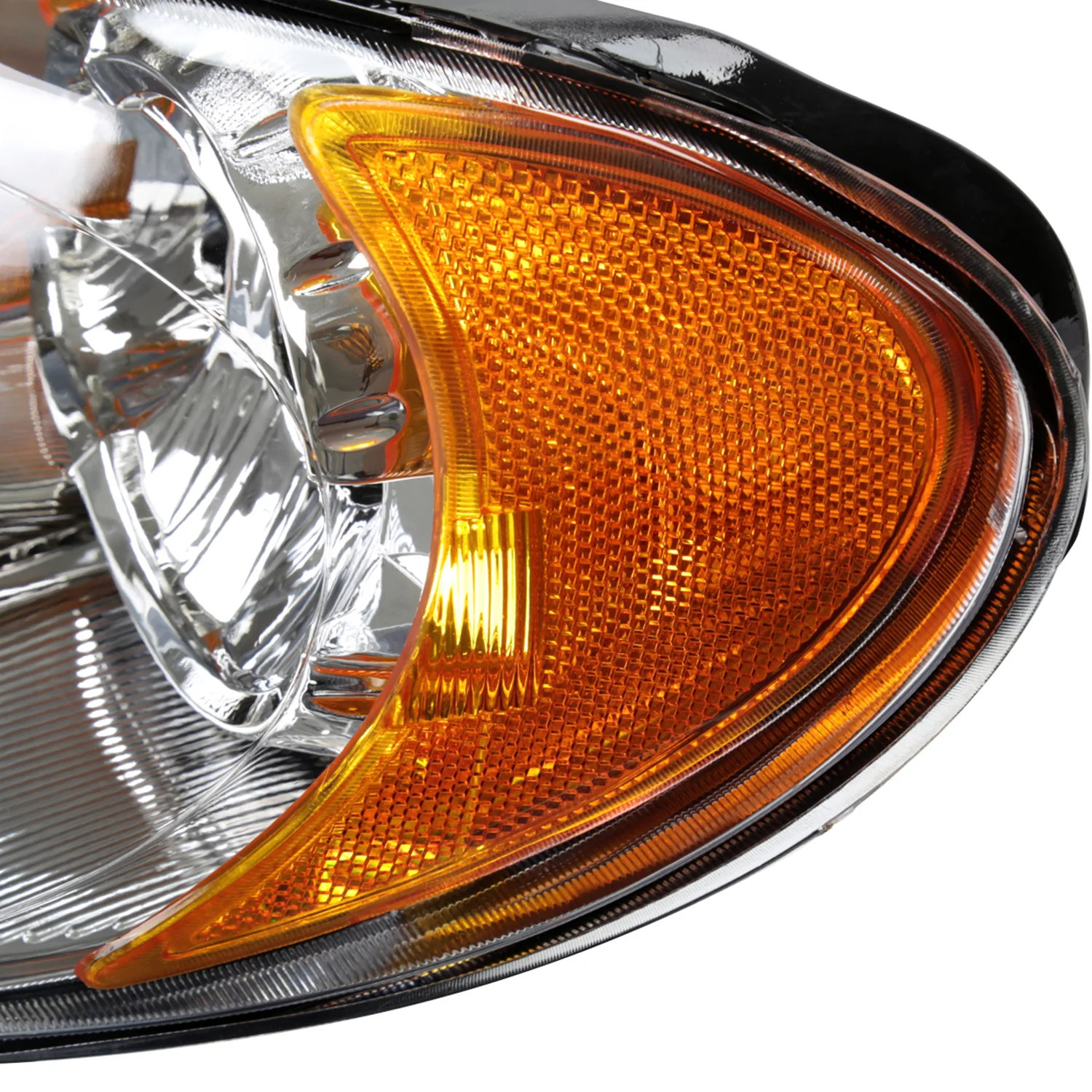 2005-2007 Chrysler Town & Country Factory Replacement Headlights Chrome/Clear - Image 5