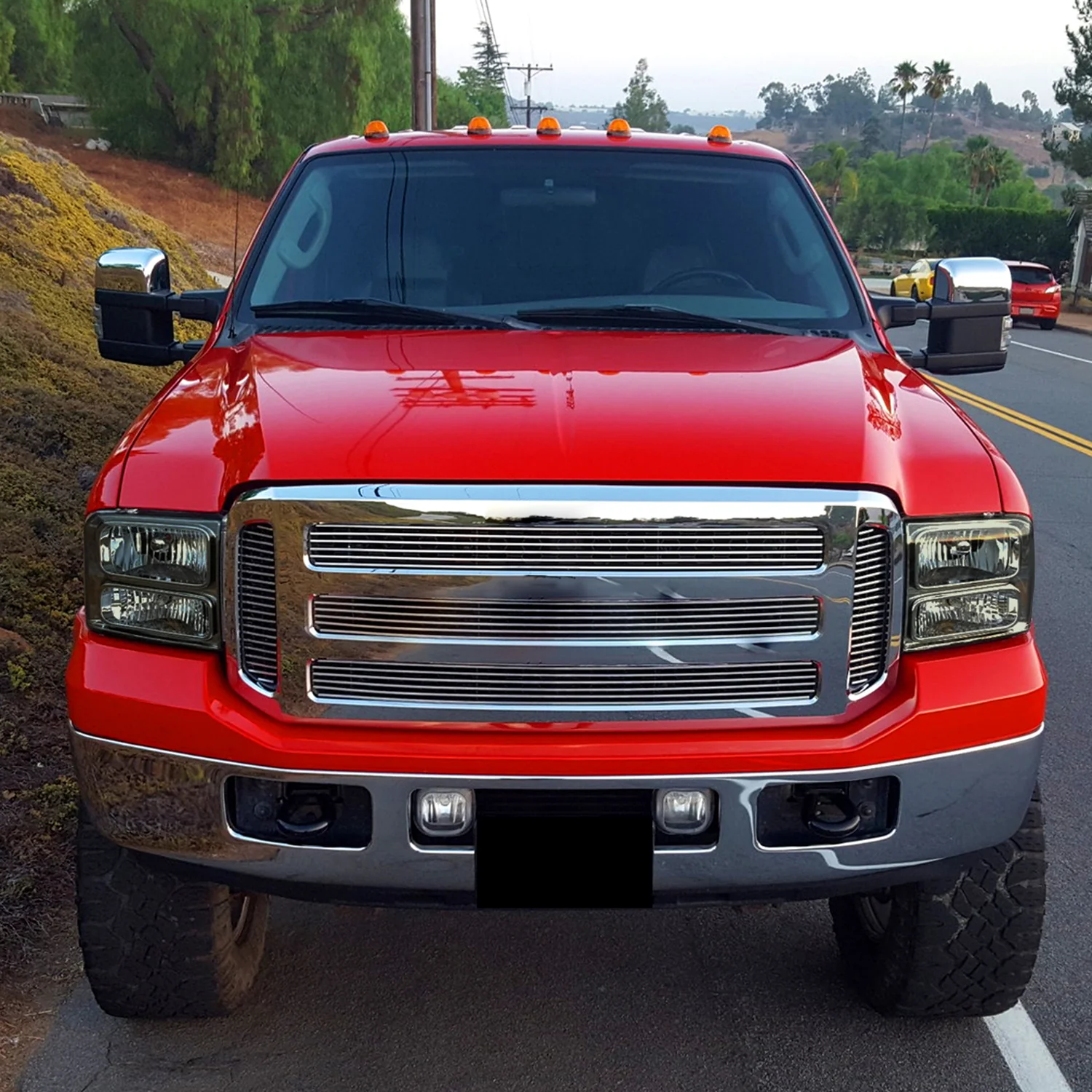 2005-2007 Ford F-250/350/450/550/Excursion Crystal Headlights Chrome/Somke - Image 8