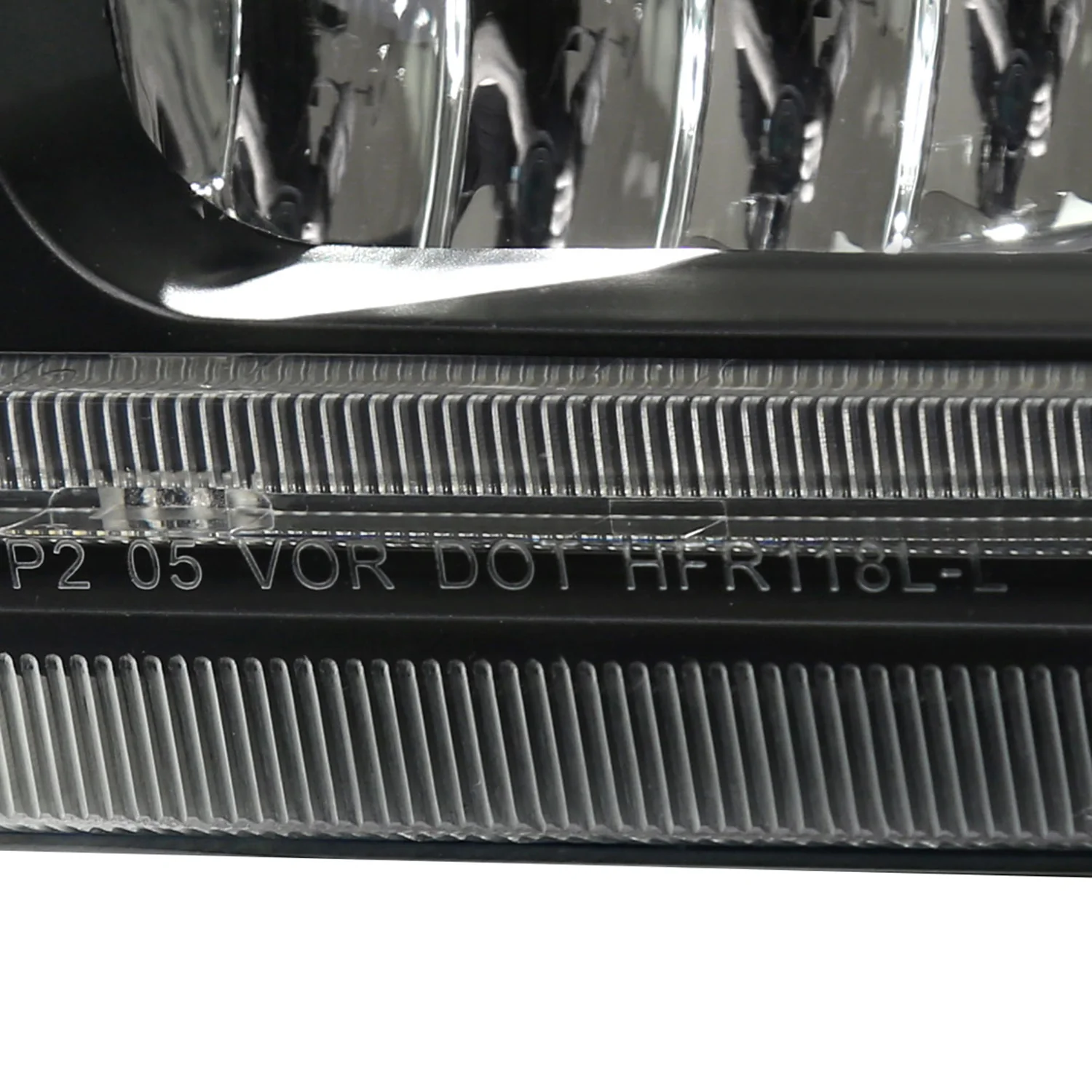 2005-2007 Ford F-250/350/450/550 Super Duty Dual LED Factory Headlights Black - Image 7