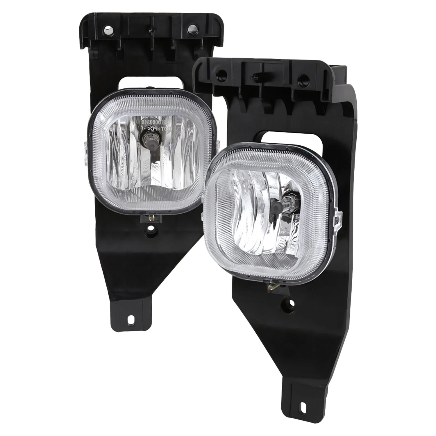 2005-2007 Ford F-250/F-350/Excursion H10 Fog Lights Chrome/Clear Lens