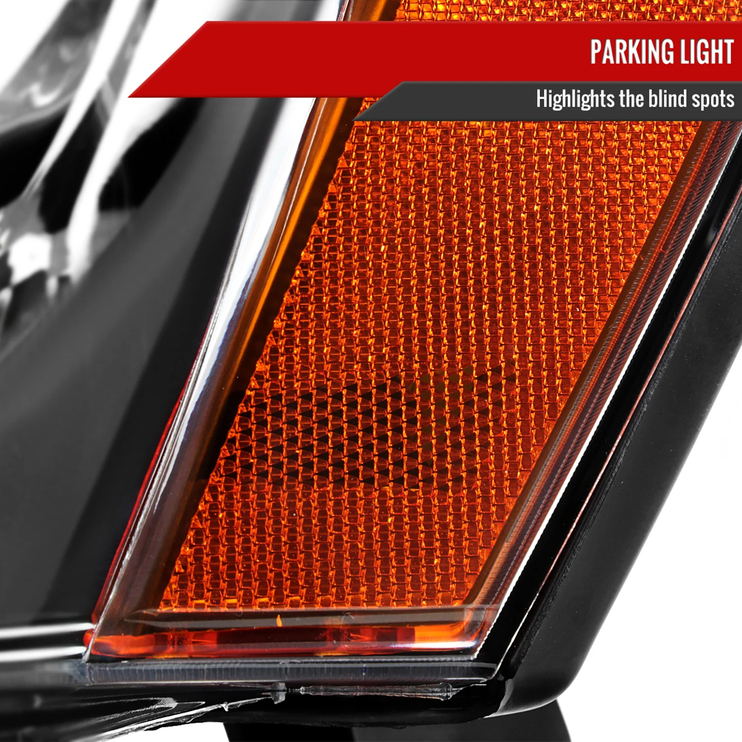 2005-2007 Jeep Grand Cherokee Factory Style Headlights Matte Black/Clear Lens - Image 6