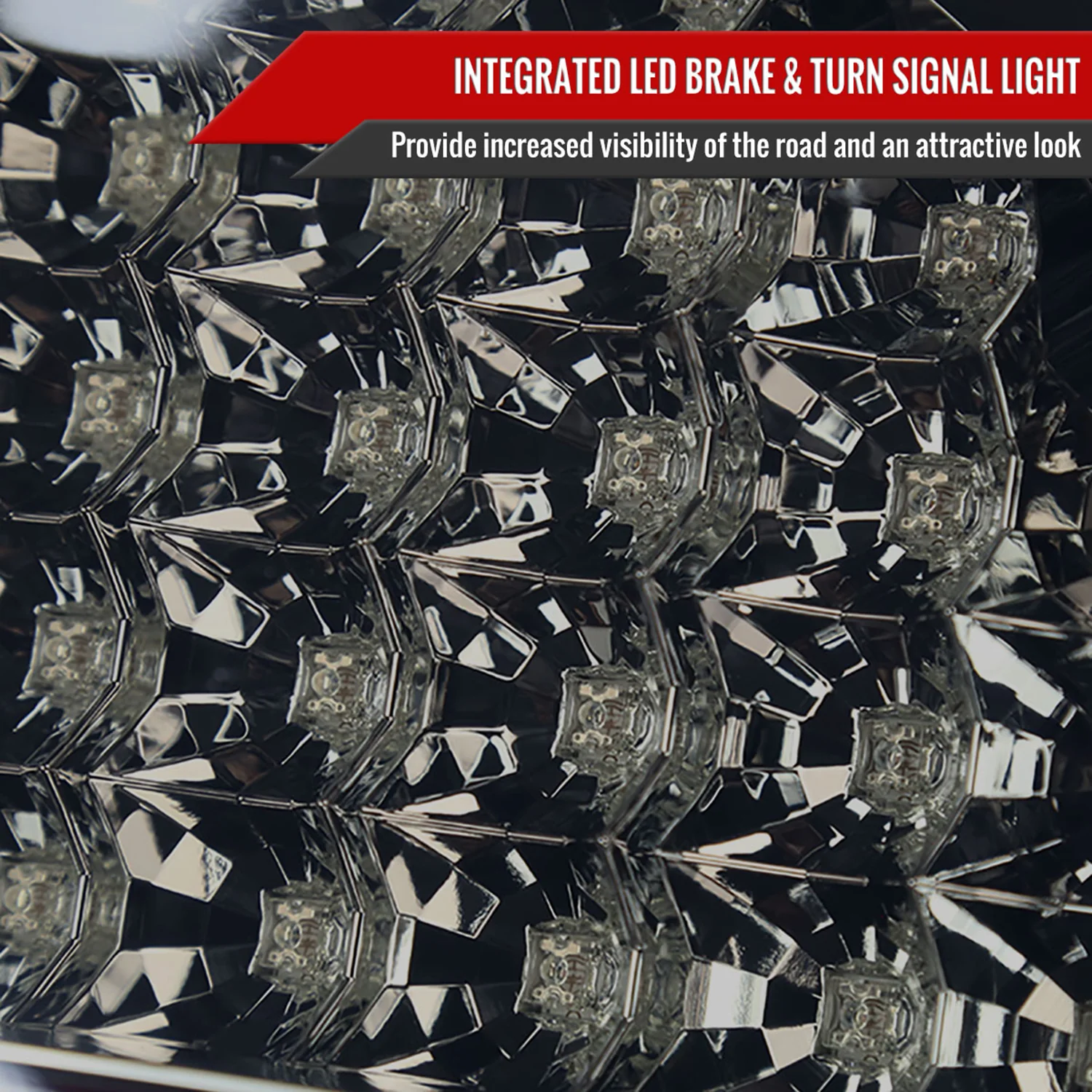 2005-2008 Dodge Charger LED Tail Lights Chrome Housing/Smoke Lens - Image 4