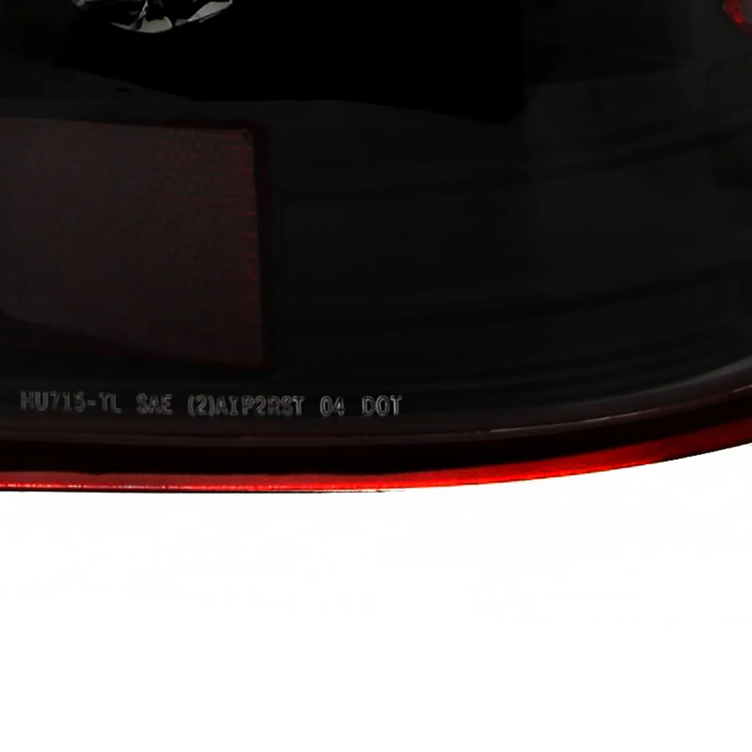 2005-2008 Dodge Magnum Tail Lights Matte Black Housing/Red Clear Lens - Image 6