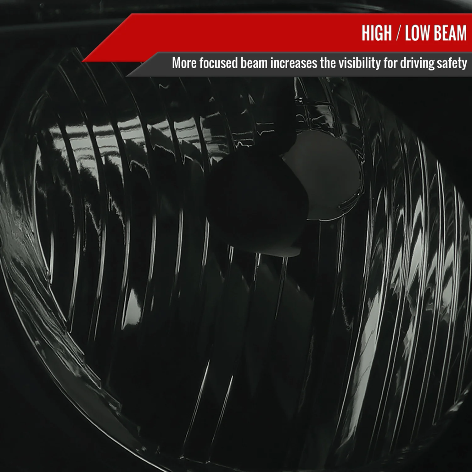 2005-2009 Ford Mustang Factory Style Headlights Black Housing/Smoke Lens - Image 3
