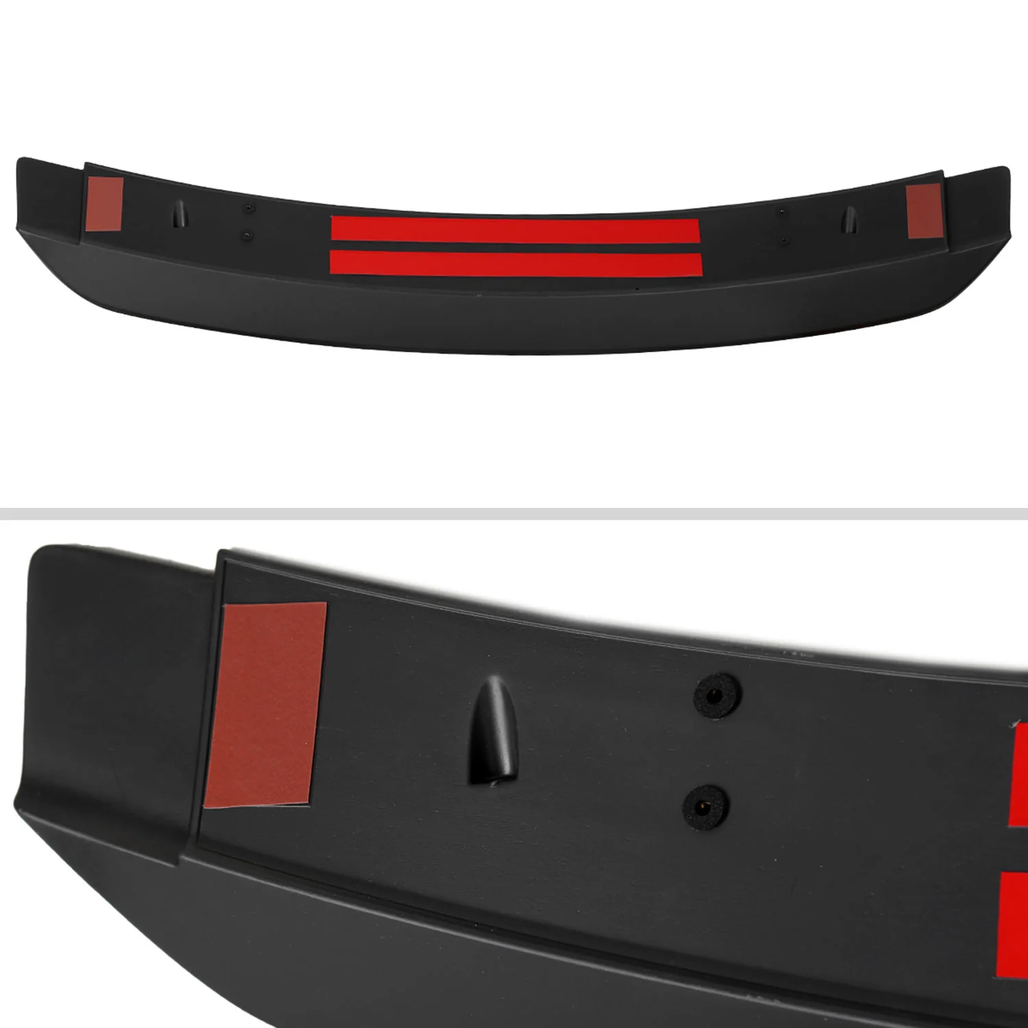 2005-2009 Ford Mustang Matte Black ABS Ducktail Style Rear Spoiler - Image 6