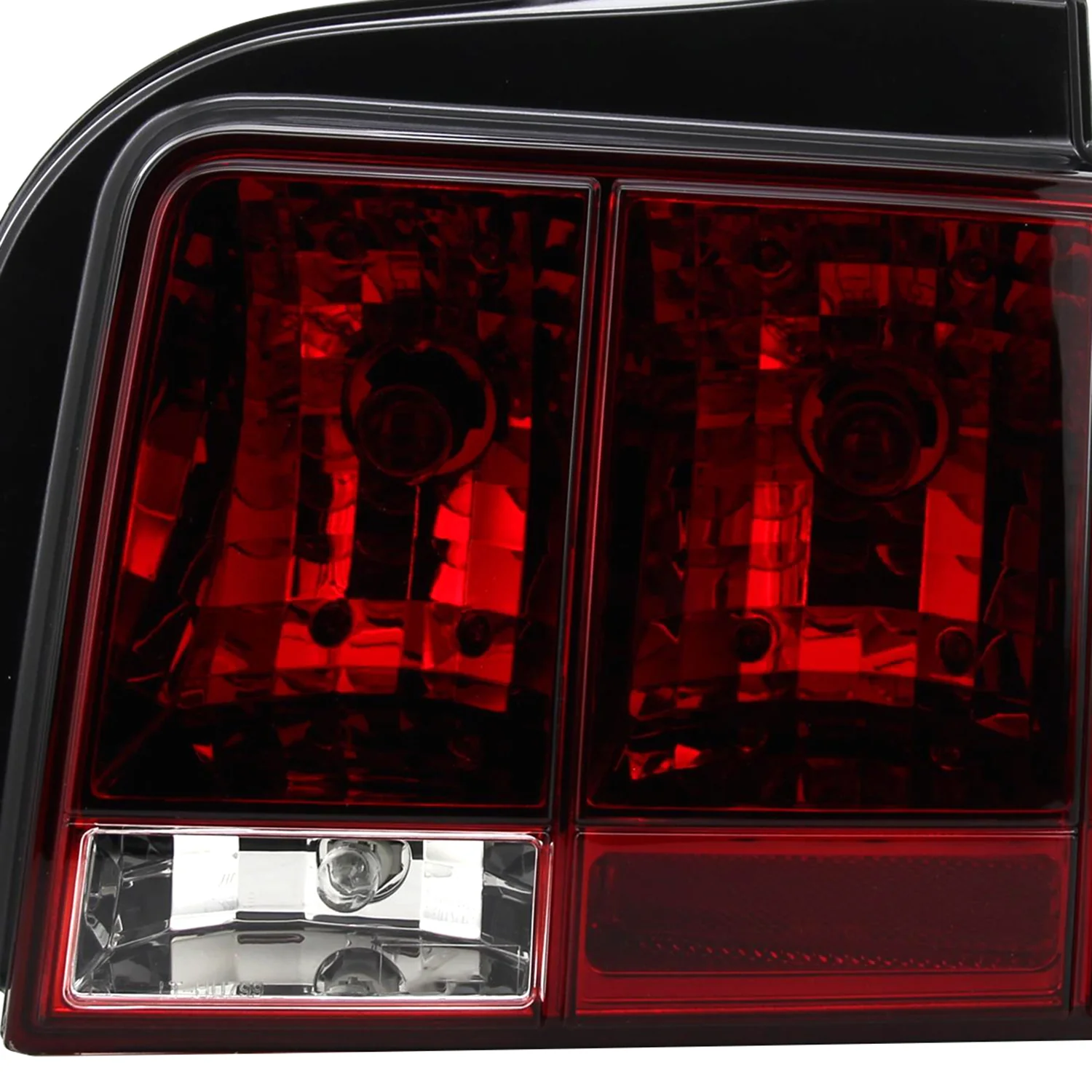 2005-2009 Ford Mustang Sequential Tail Lights Chrome Housing/Red Lens - Image 7