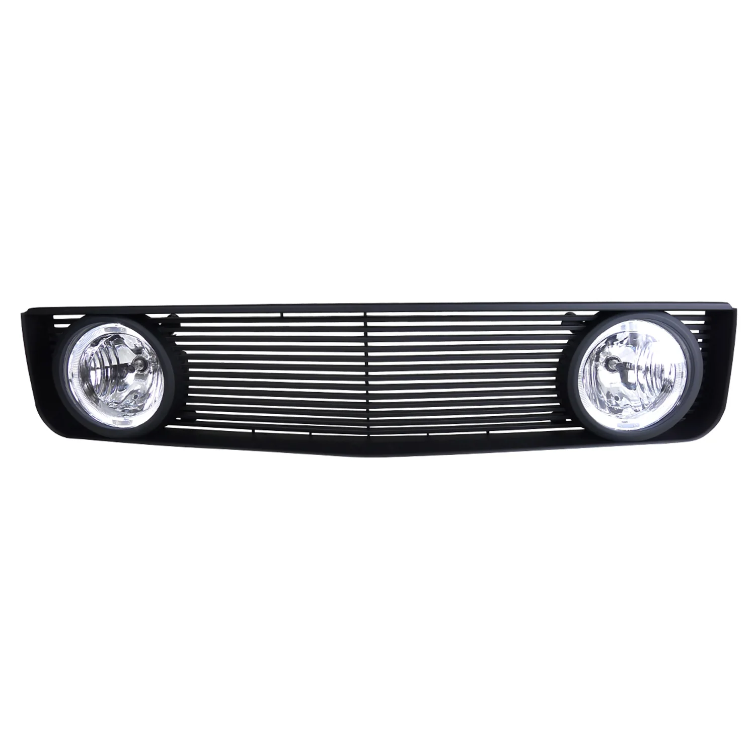 2005-2009 Ford Mustang V6 Black ABS Grille w/ Dual H10 Fog Lights - Image 7