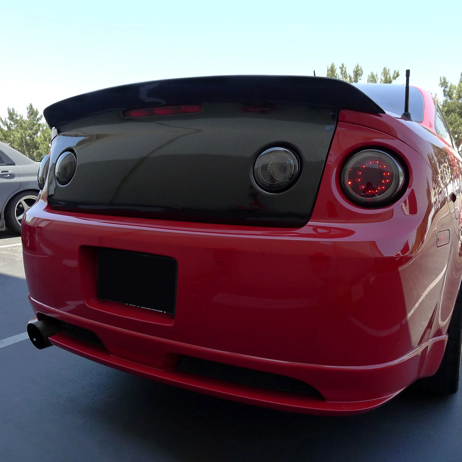 2005-2010 Chevy Cobalt Coupe LED Tail Lights & Reverse Lights Chrome/Red Smoke - Image 10