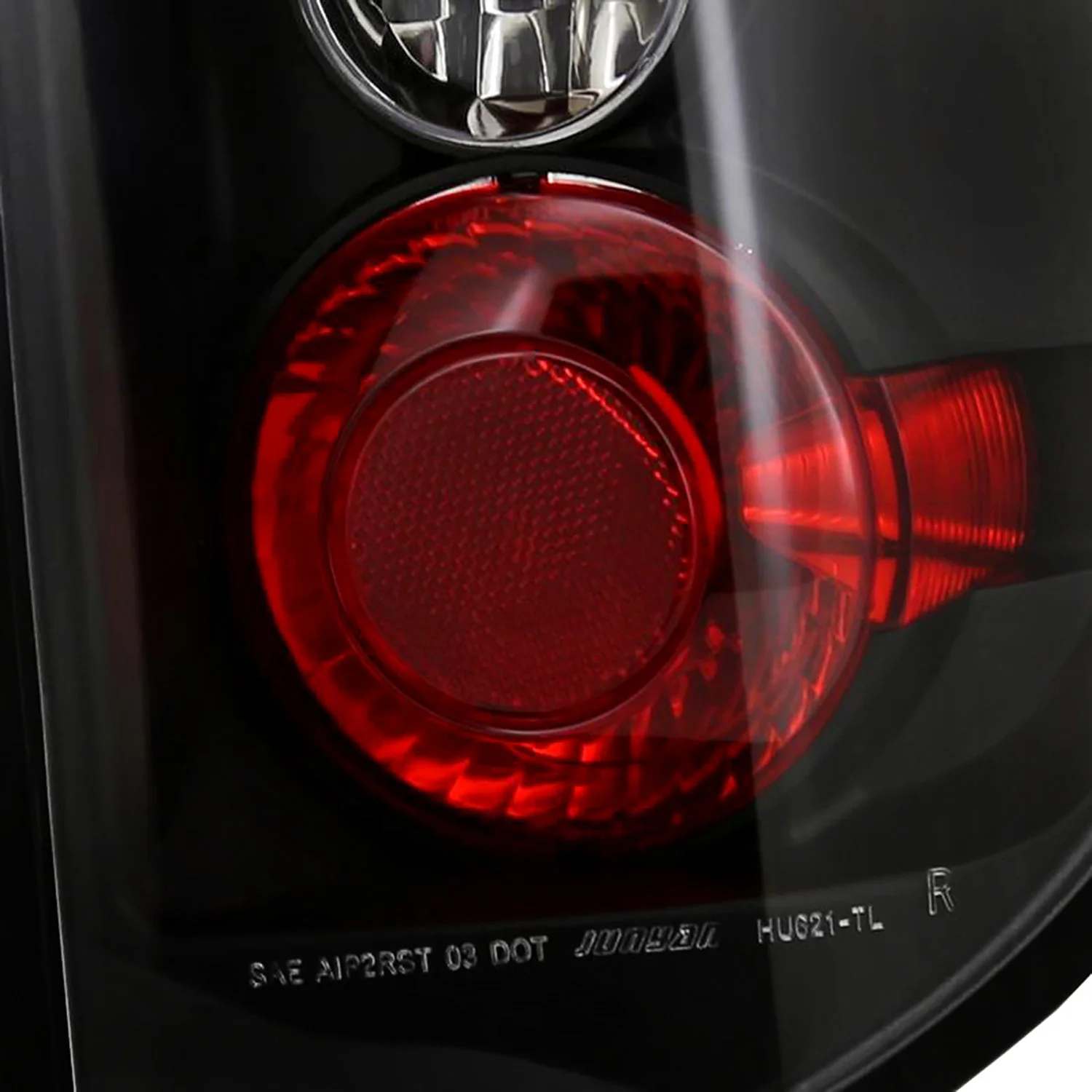 2005-2010 Honda Ridgeline Tail Lights Matte Black Housing/Clear Lens - Image 3