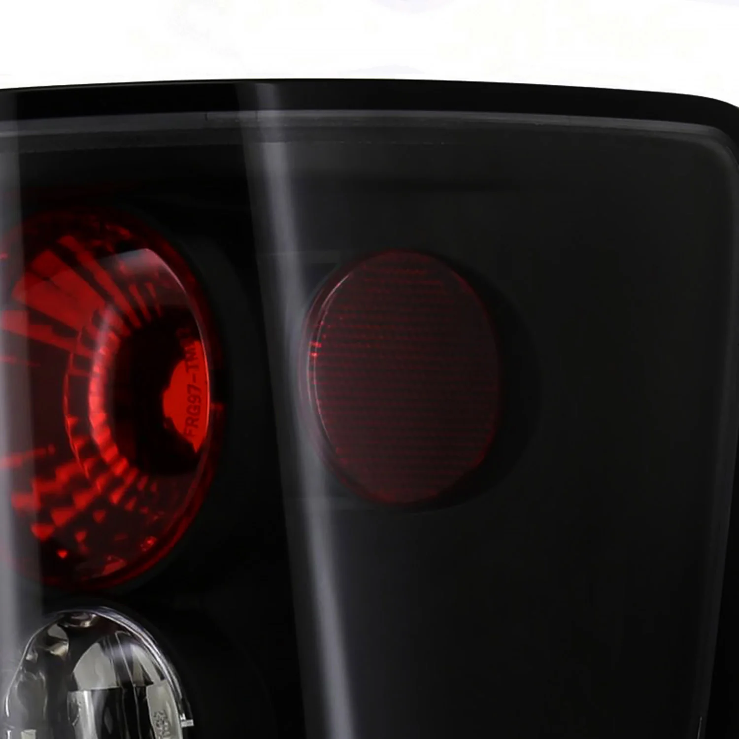 2005-2010 Honda Ridgeline Tail Lights Matte Black Housing/Clear Lens - Image 5