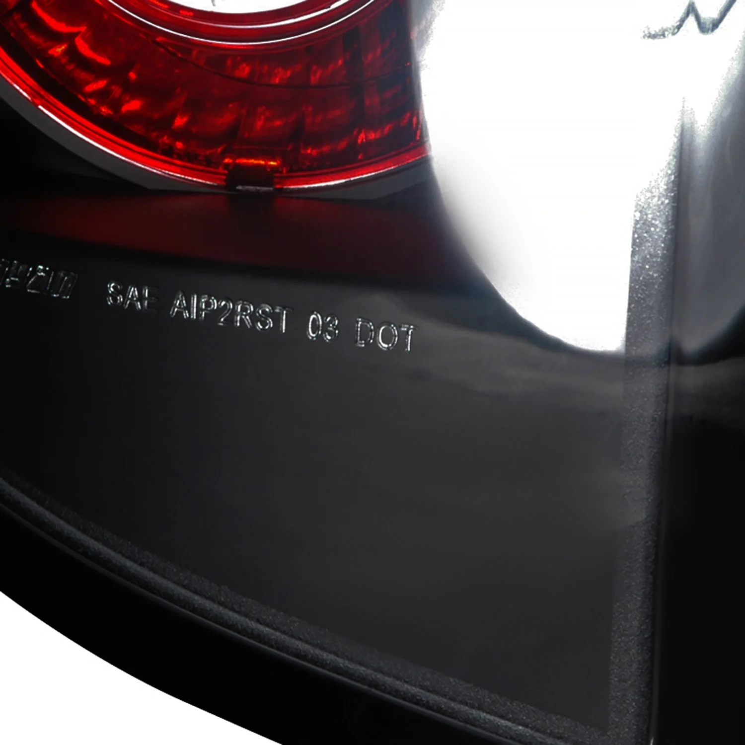 2005-2010 Honda Ridgeline Tail Lights Matte Black Housing/Clear Lens - Image 7