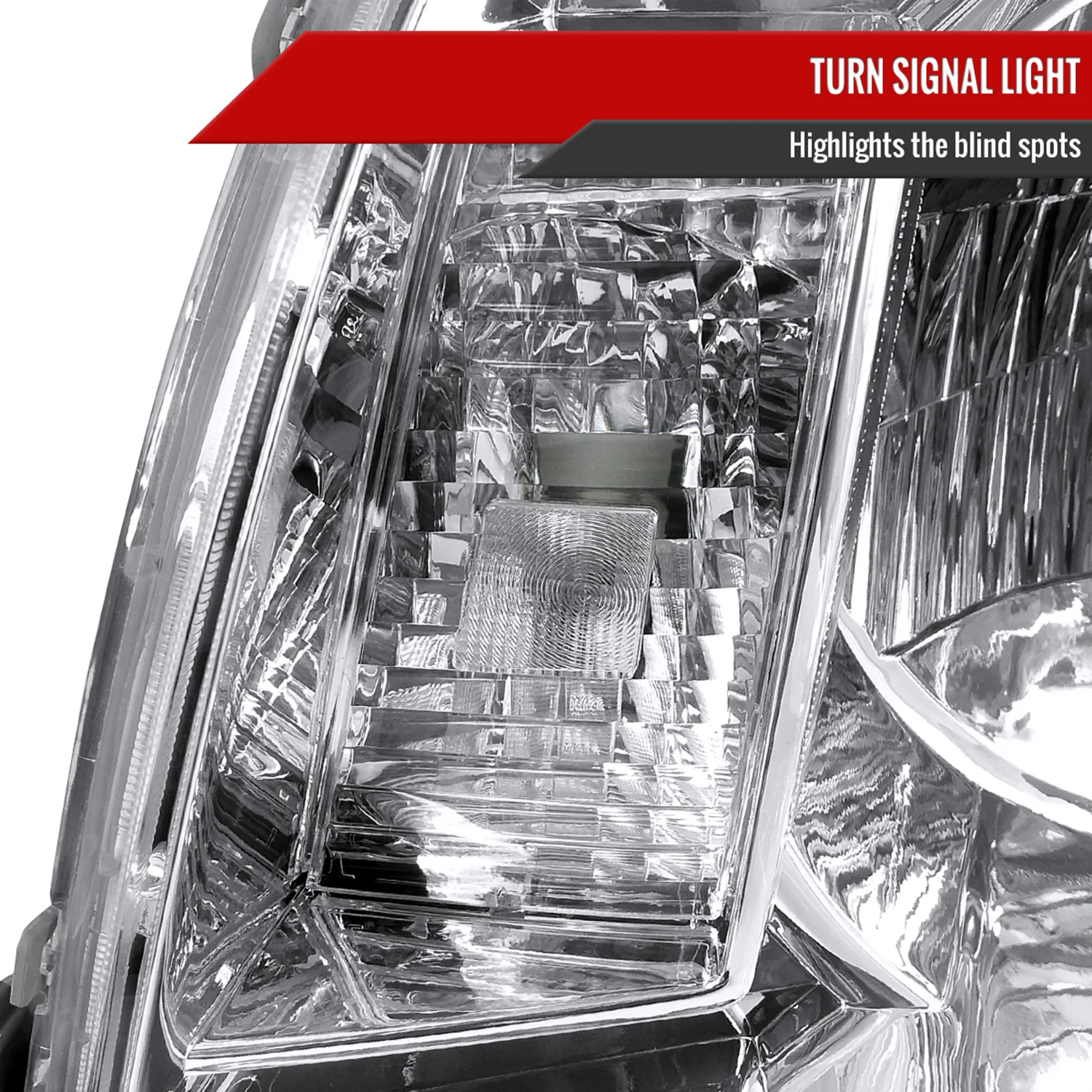 2005-2011 Toyota Tacoma Factory Style Headlights Chrome Housing/Clear Lens - Image 4