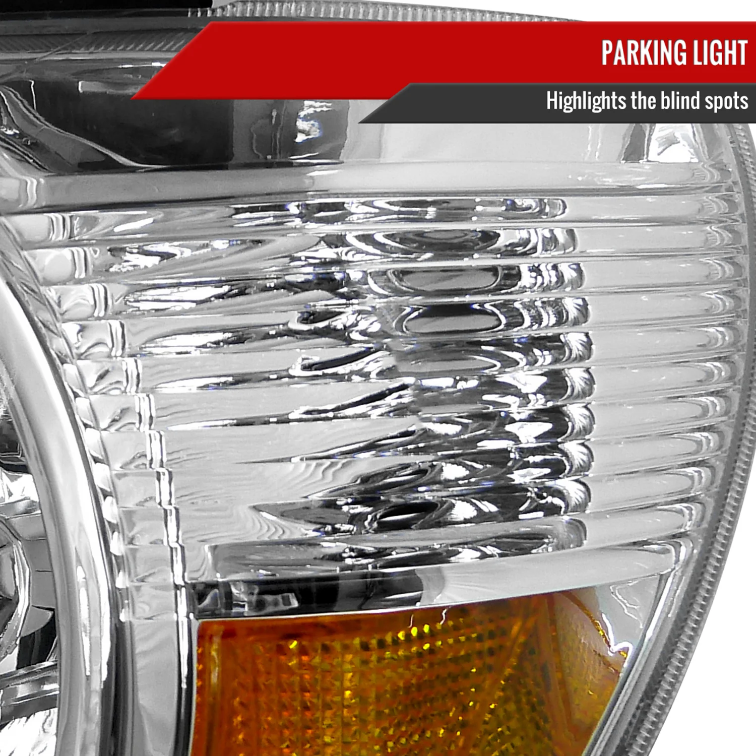 2005-2011 Toyota Tacoma Factory Style Headlights Chrome Housing/Clear Lens - Image 5