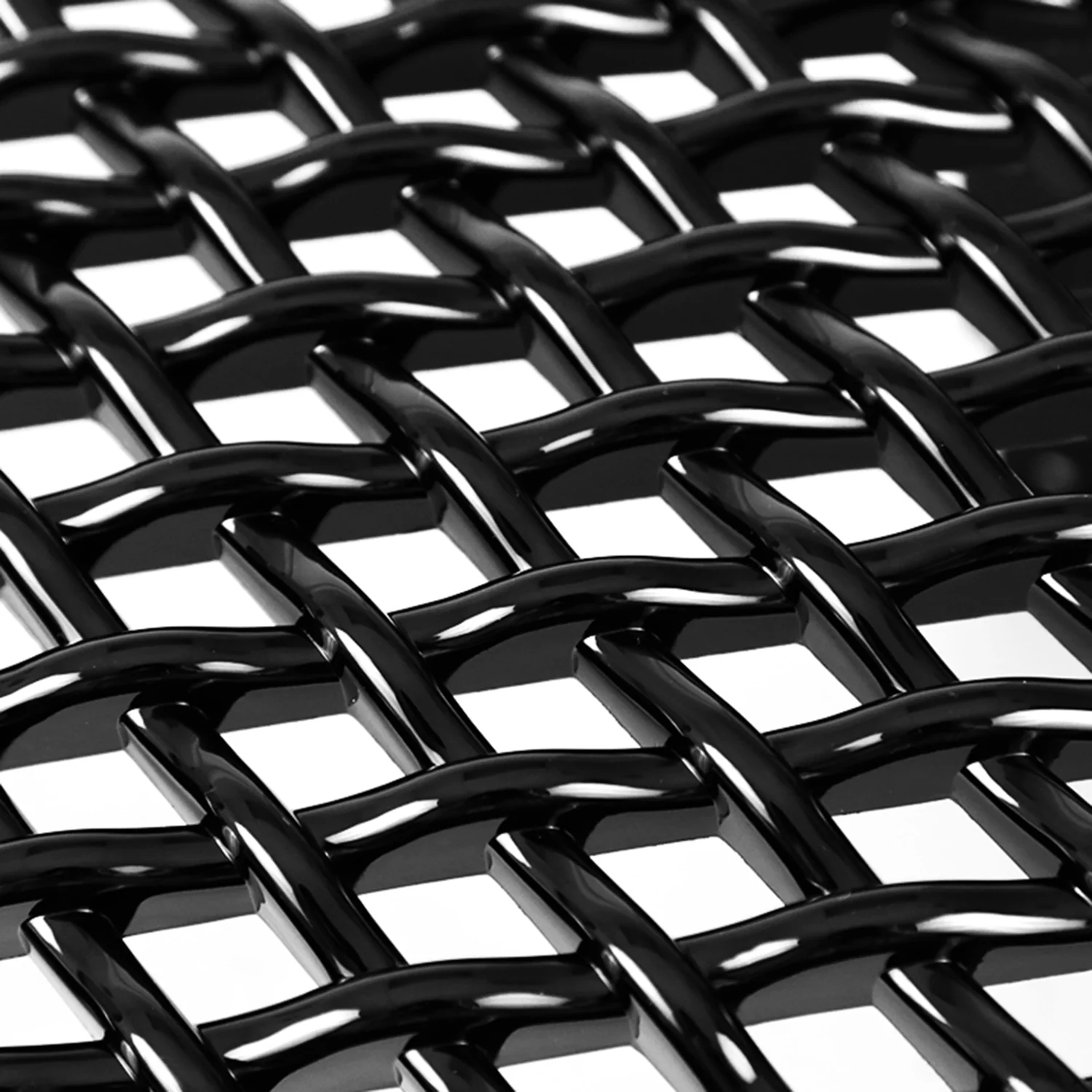 2005-2011 Toyota Tacoma Glossy Black ABS Honeycomb Mesh Grille - Image 2
