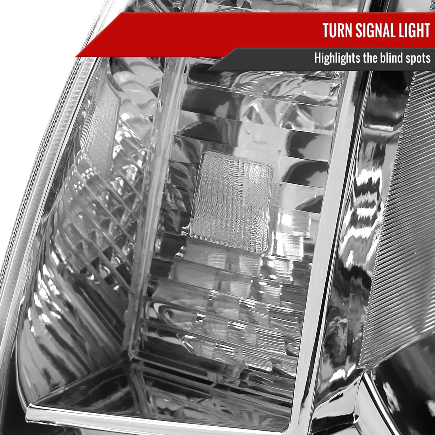 2005-2011 Toyota Tacoma Retro Style Projector Headlights Chrome/Clear Lens - Image 4