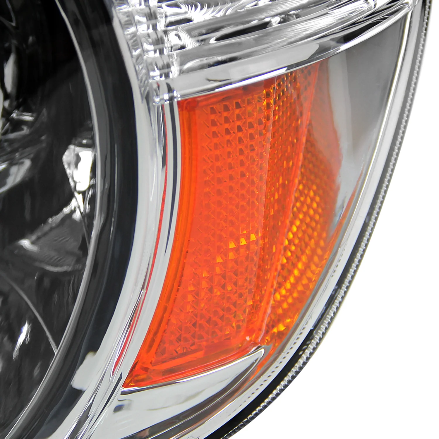 2005-2011 Toyota Tacoma Retro Style Projector Headlights Chrome/Clear Lens - Image 6