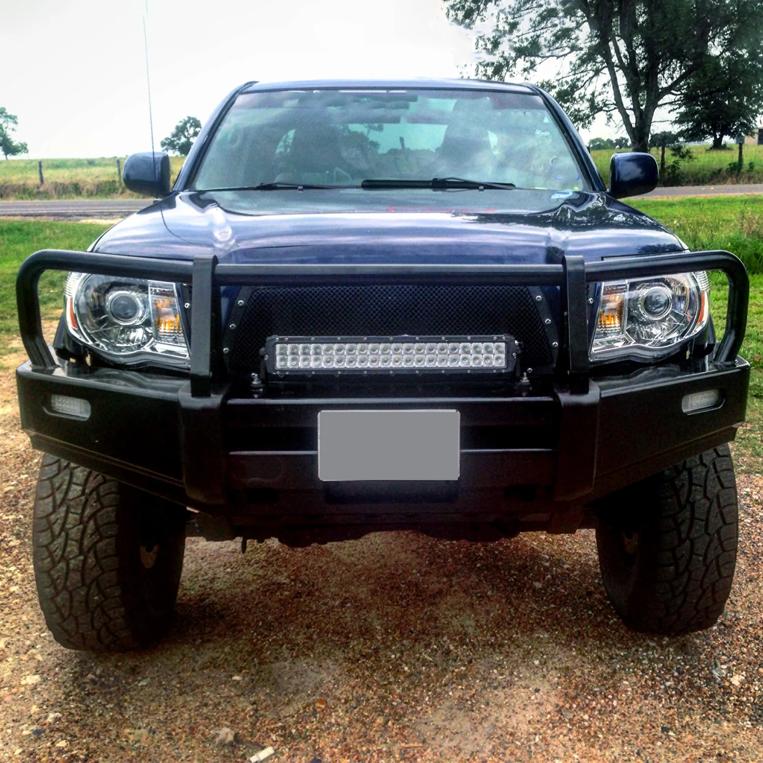 2005-2011 Toyota Tacoma Retro Style Projector Headlights Chrome/Clear Lens - Image 9